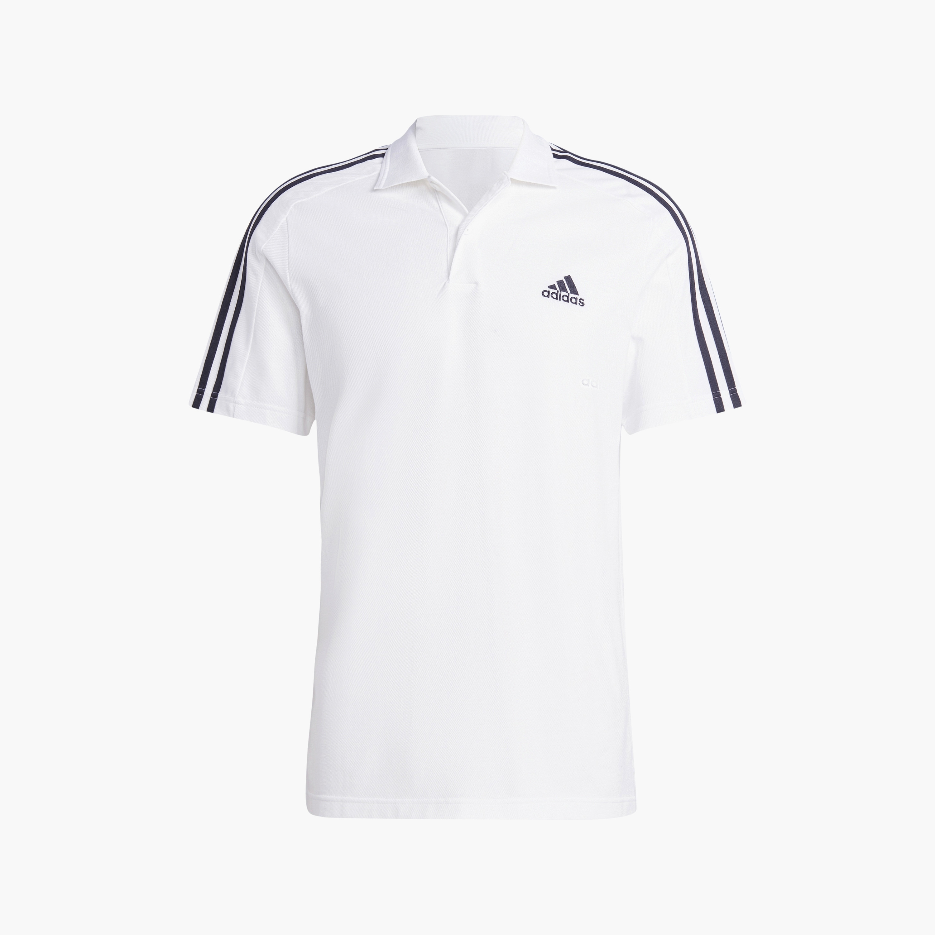تيشيرت بولو إيسنشيالز بيكيه المطرز بشعار صغير وثلاثة خطوط من أديداس للرجال | OE-men-clothing-sportswearandactivewear-tshirtsandpolos-image-19