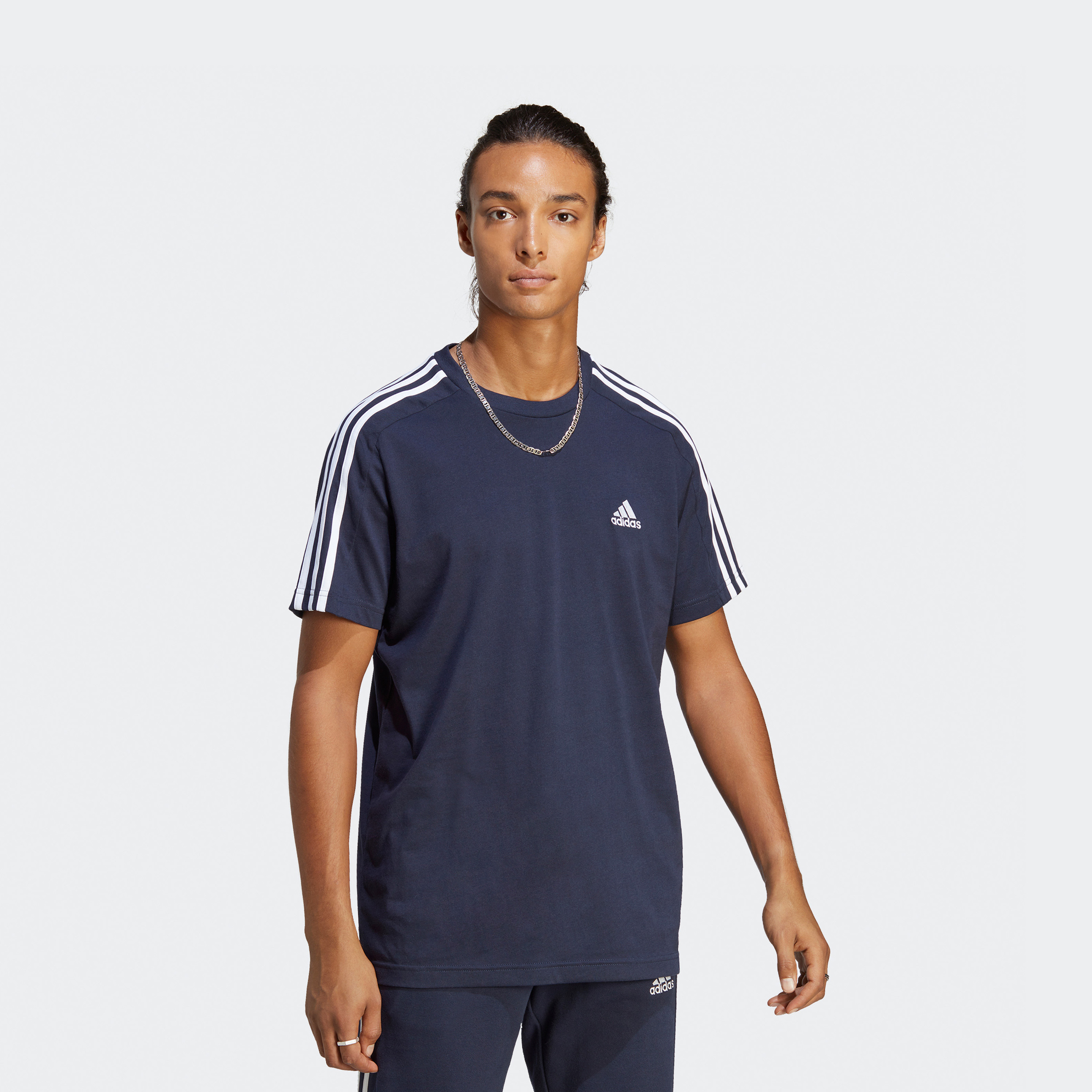 أديداس - تي شيرت جيرسي ايسنشالز 3 خطوط IC9334-men-clothing-sportswearandactivewear-tshirtsandpolos-image-11