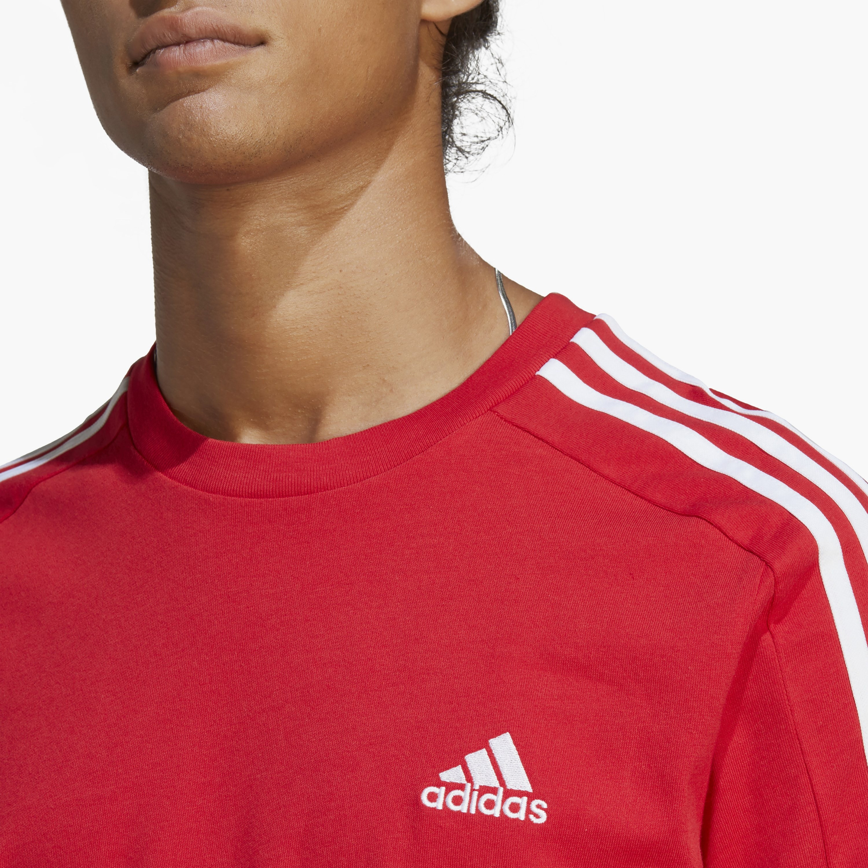 تيشيرت إسنشيالز جيرسيه 3 خطوط واحد للرجال من اديداس | OE-men-clothing-sportswearandactivewear-tshirtsandpolos-image-9