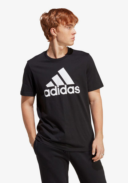 Adidas Men's Brand Love T-shirt - IC9347-T Shirts & Vests-image-3