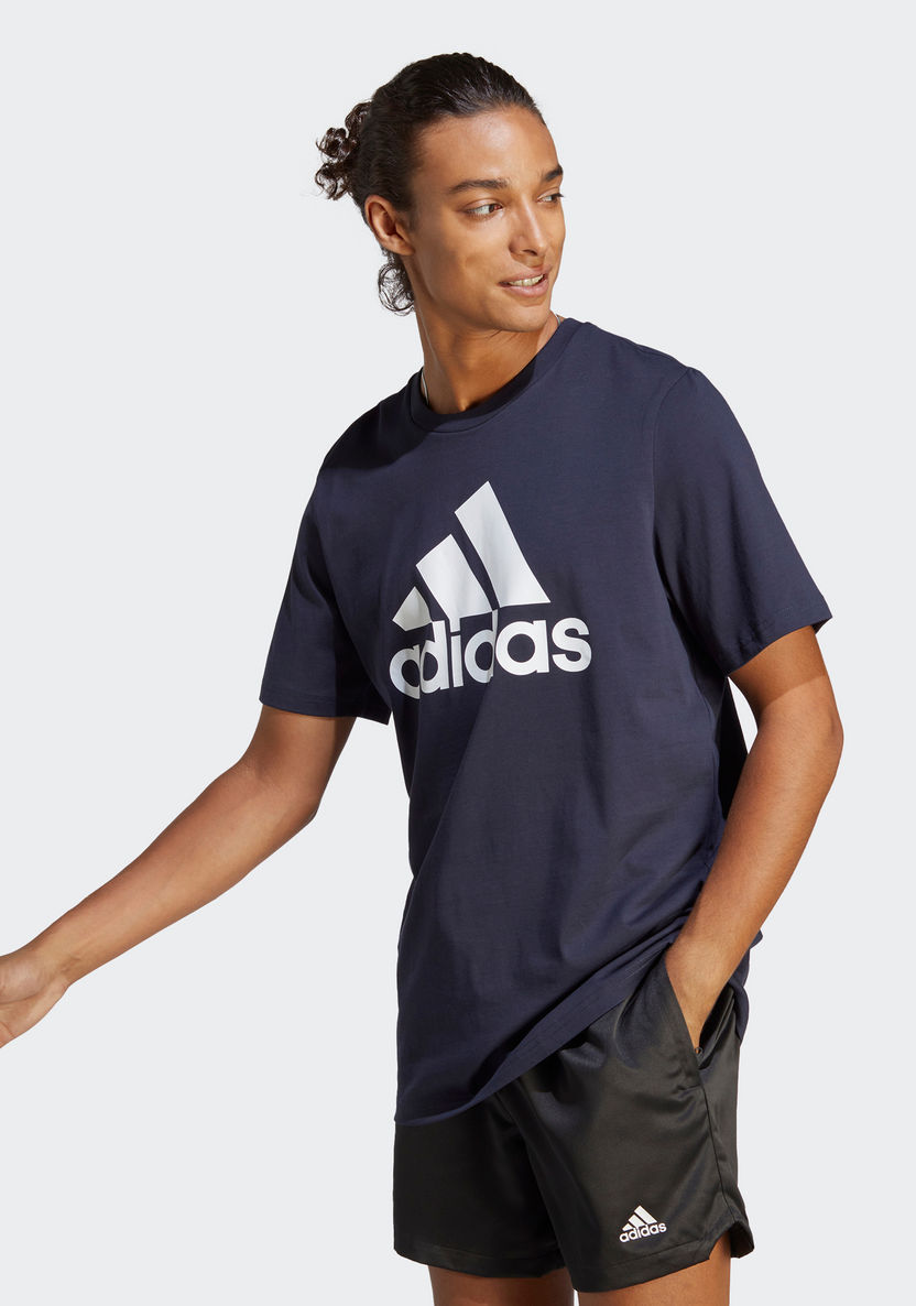 Buy Men's Adidas Men Essentials Single Jersey Big Logo T-Shirt | OE Online  | Centrepoint UAE