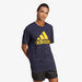 Adidas Logo Print Crew Neck T-shirt with Short Sleeves-T Shirts & Vests-thumbnail-0