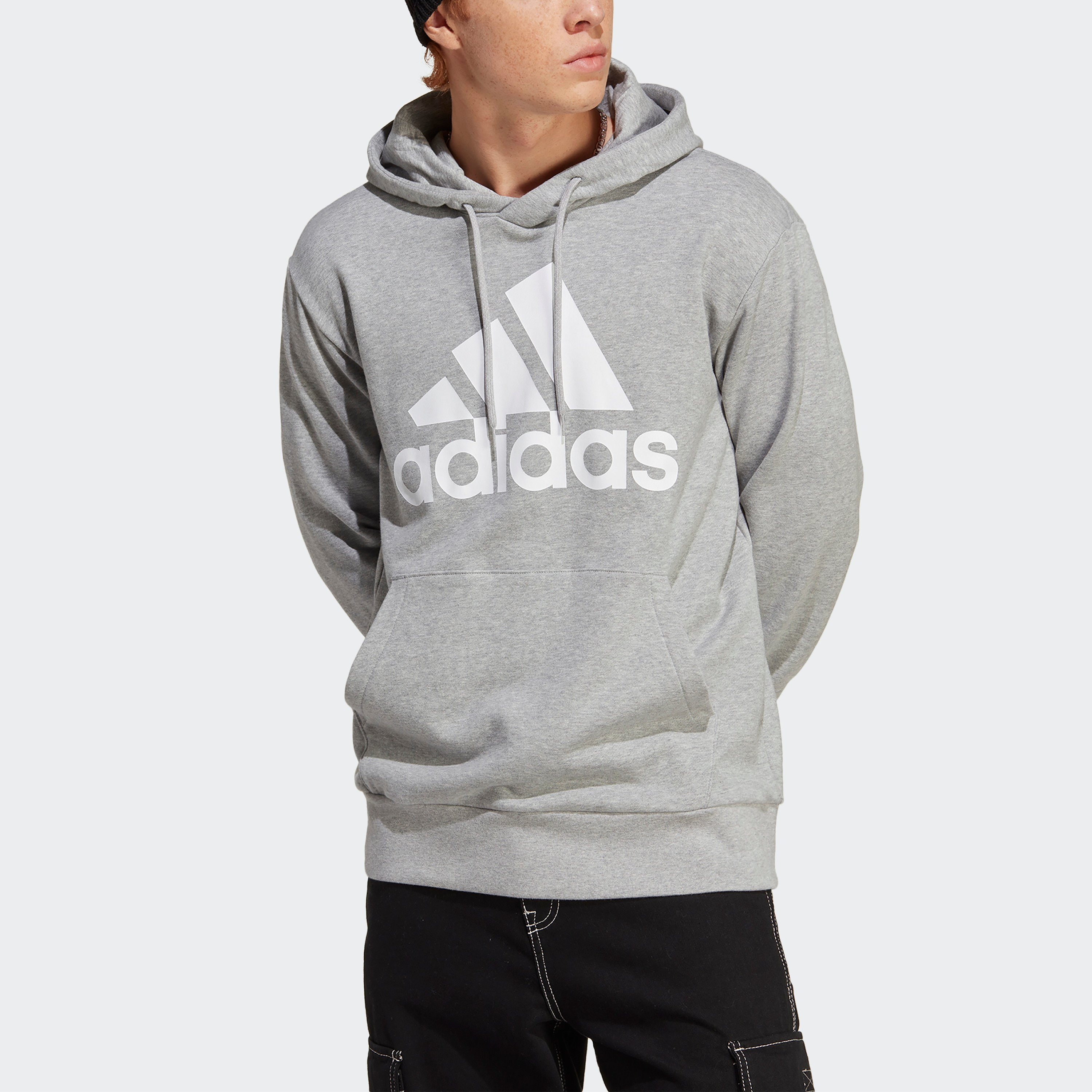 Buy Men s Adidas BL French Terry HD Men Logo Hoodie Online Centrepoint Kuwait