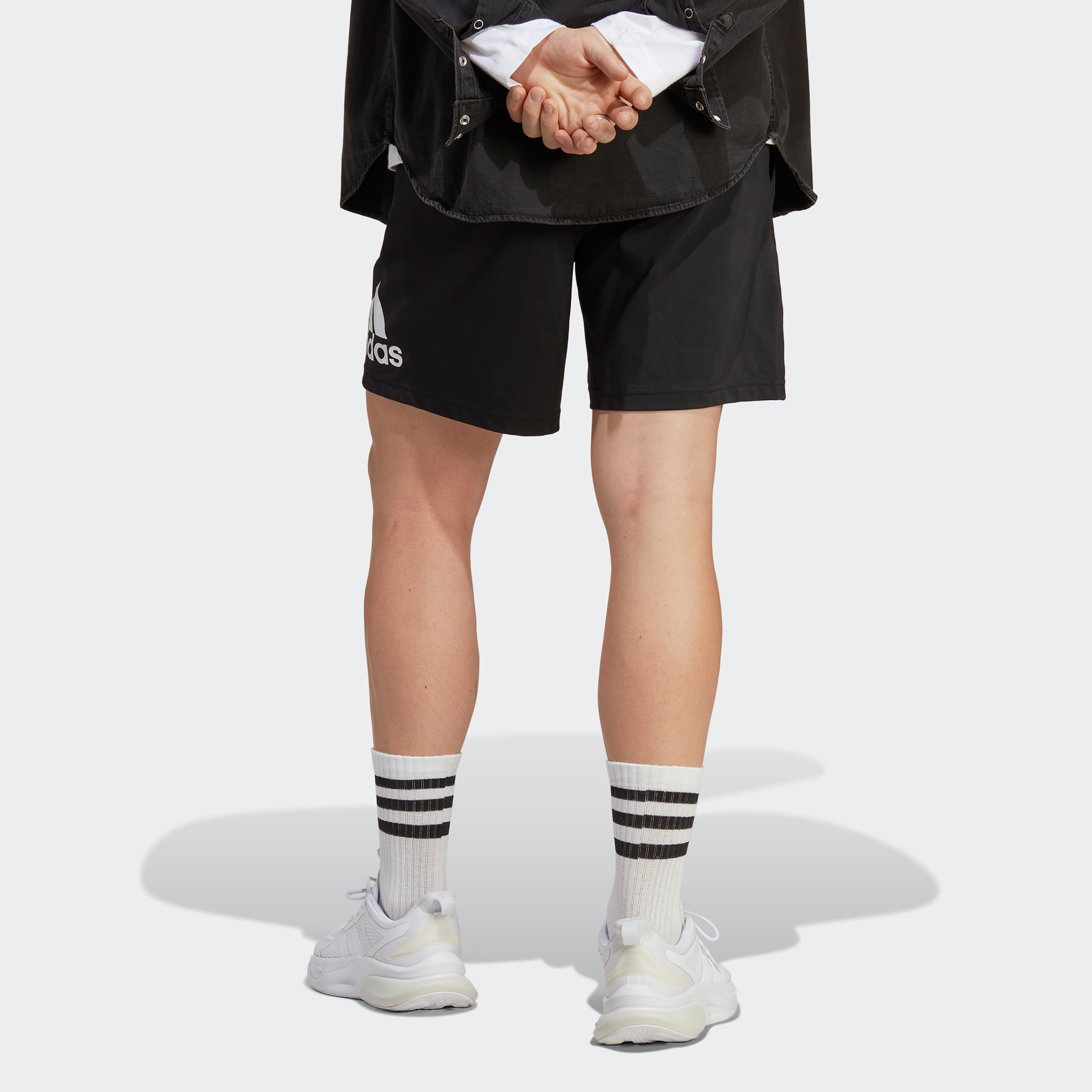  شورتات بي ال سوبت جورسيه بشعار شو للرجال من اديداس-men-clothing-bottoms-shorts-image-3