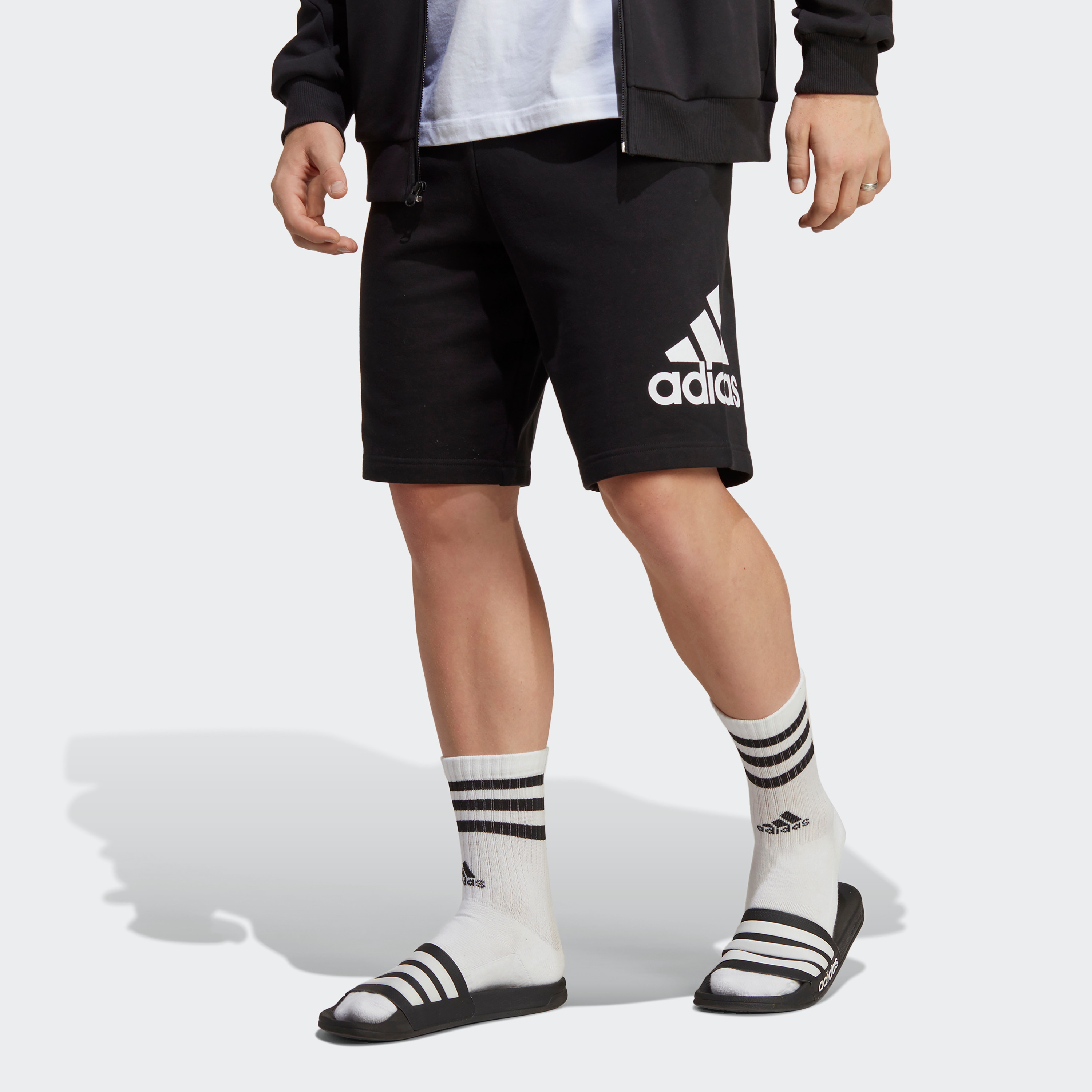Adidas Mh Bosshortft Men Logo Shorts-men-clothing-bottoms-shorts-image-1
