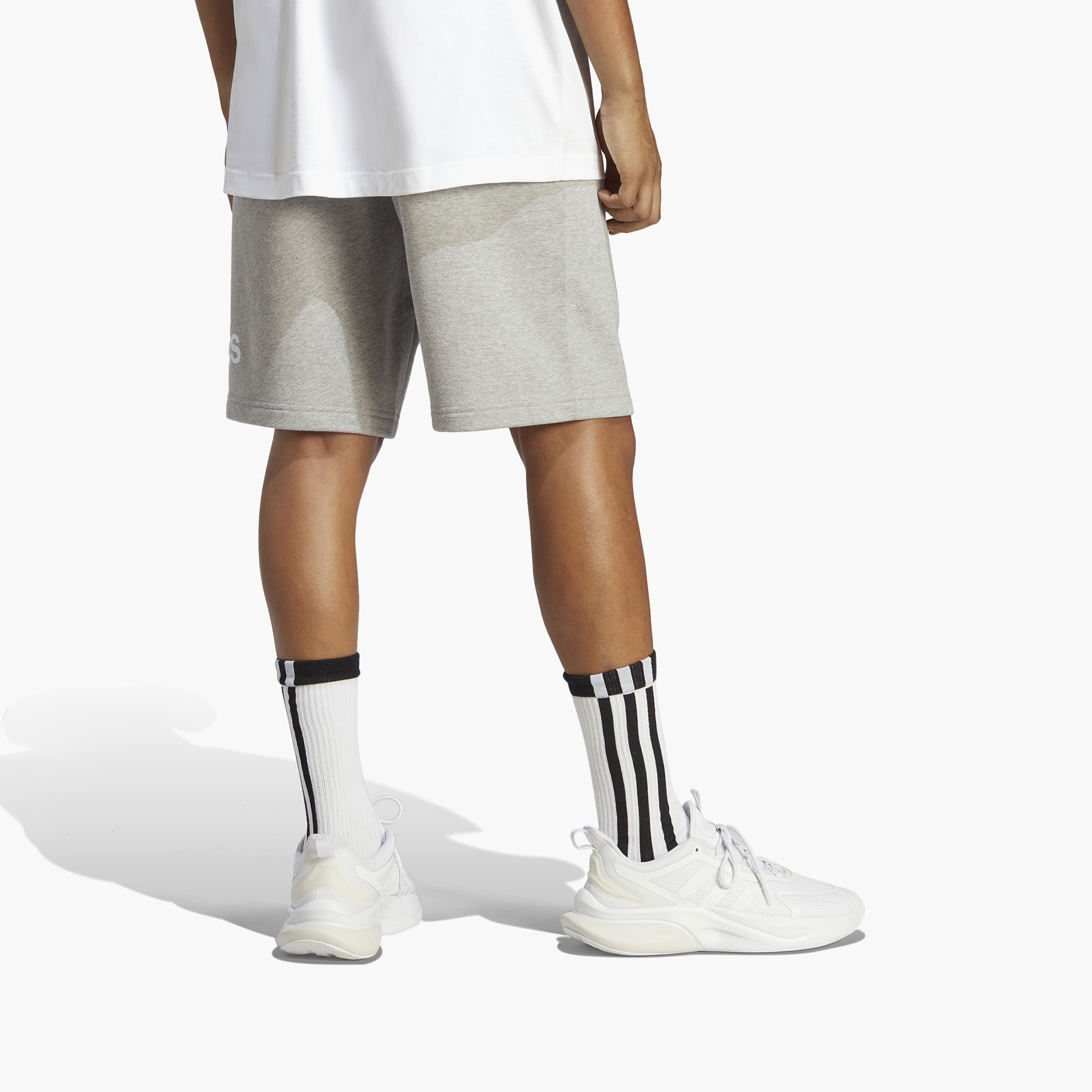 شورتس رجالي من اديداس اسينشالز بشعار كبير ذو فرينش تيري مقاس 10 بوصة | OE-men-clothing-bottoms-shorts-image-12