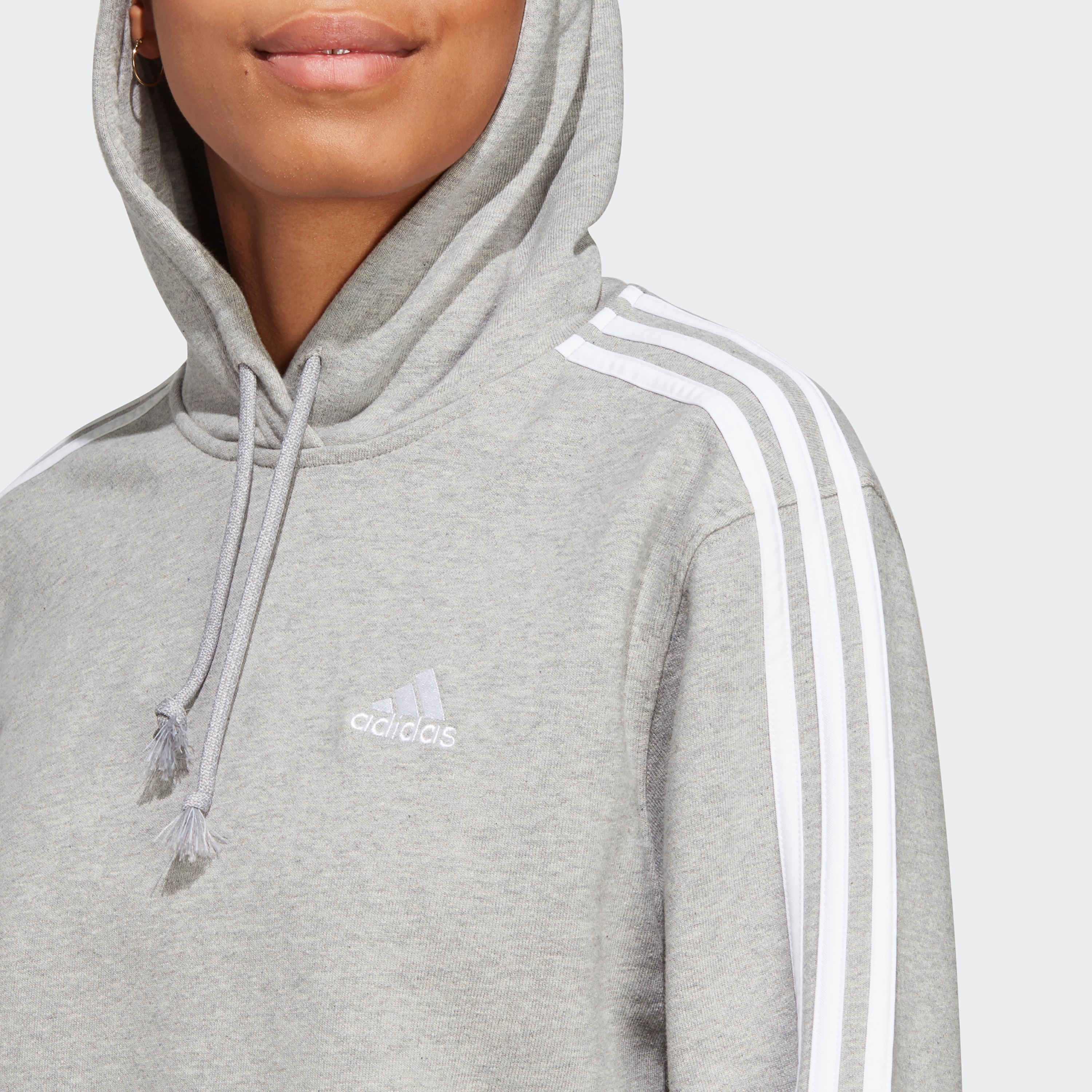  هودي فرينش تيري بي ال اتش دي بشعار للرجال من اديداس مزين بثلاثة أشرطة-sports-women-clothing-hoodiesandsweatshirts-image-2
