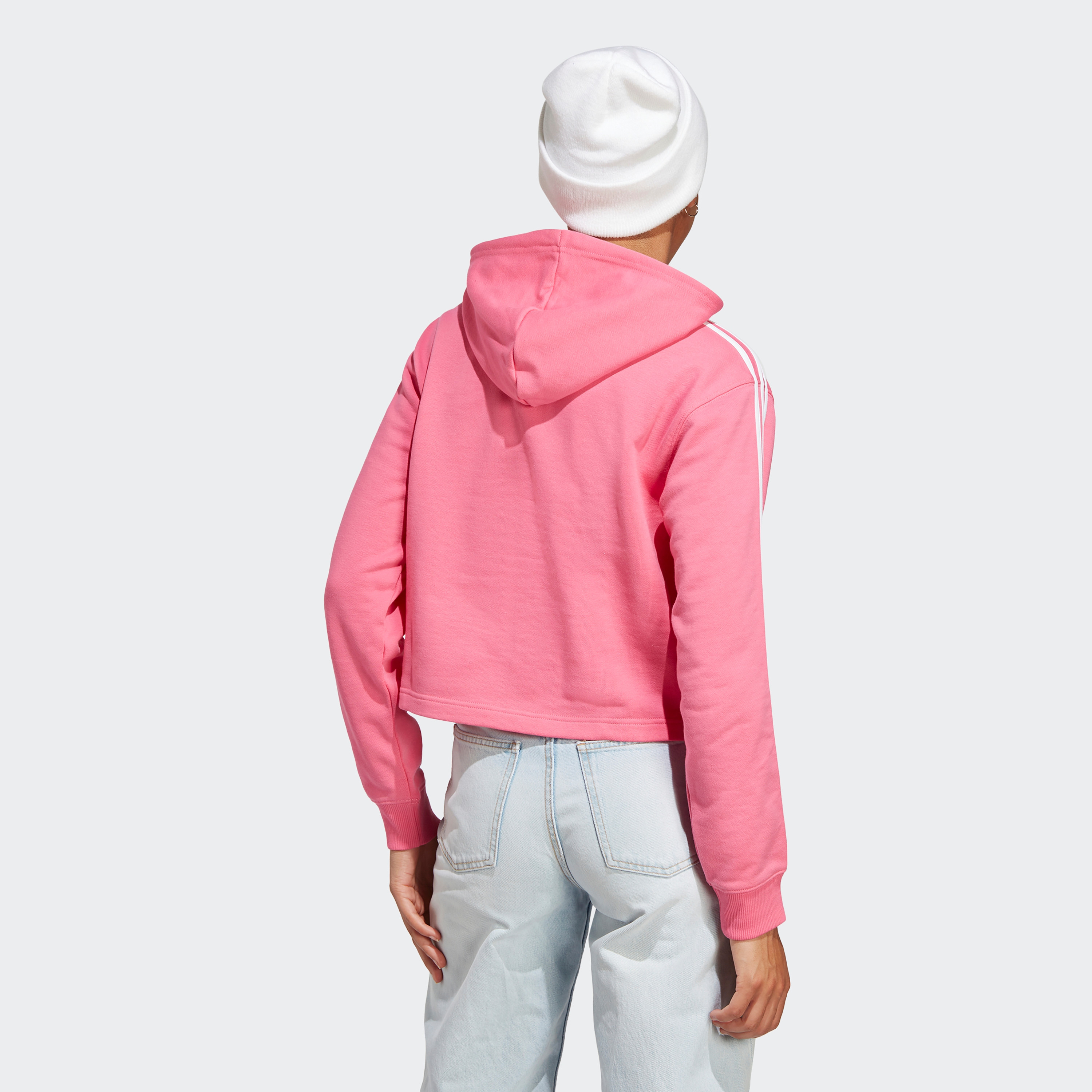  هودي فرينش تيري بي ال اتش دي بشعار للرجال من اديداس مزين بثلاثة أشرطة-sports-women-clothing-hoodiesandsweatshirts-image-3