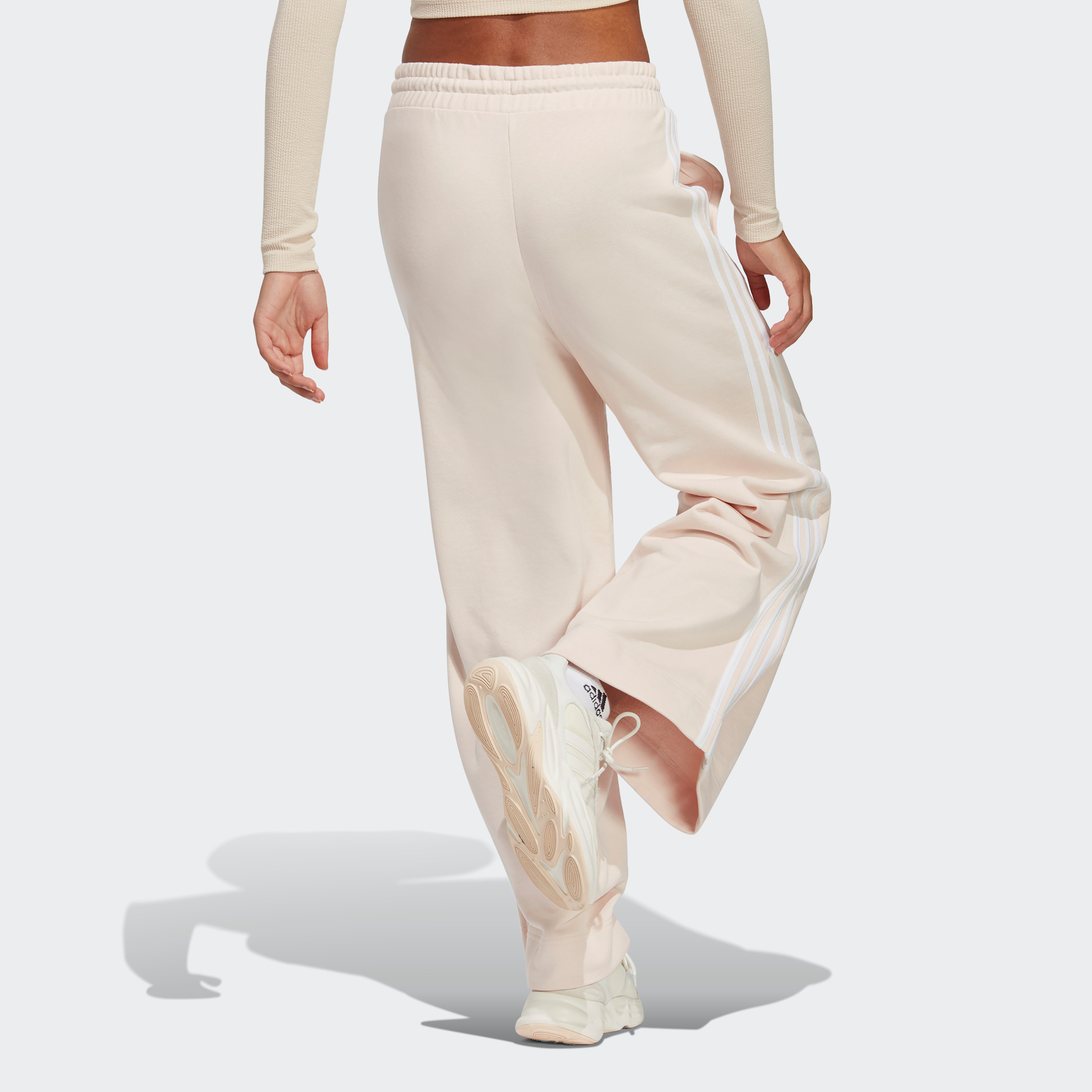 Adidas cotton french terry ankle pants online