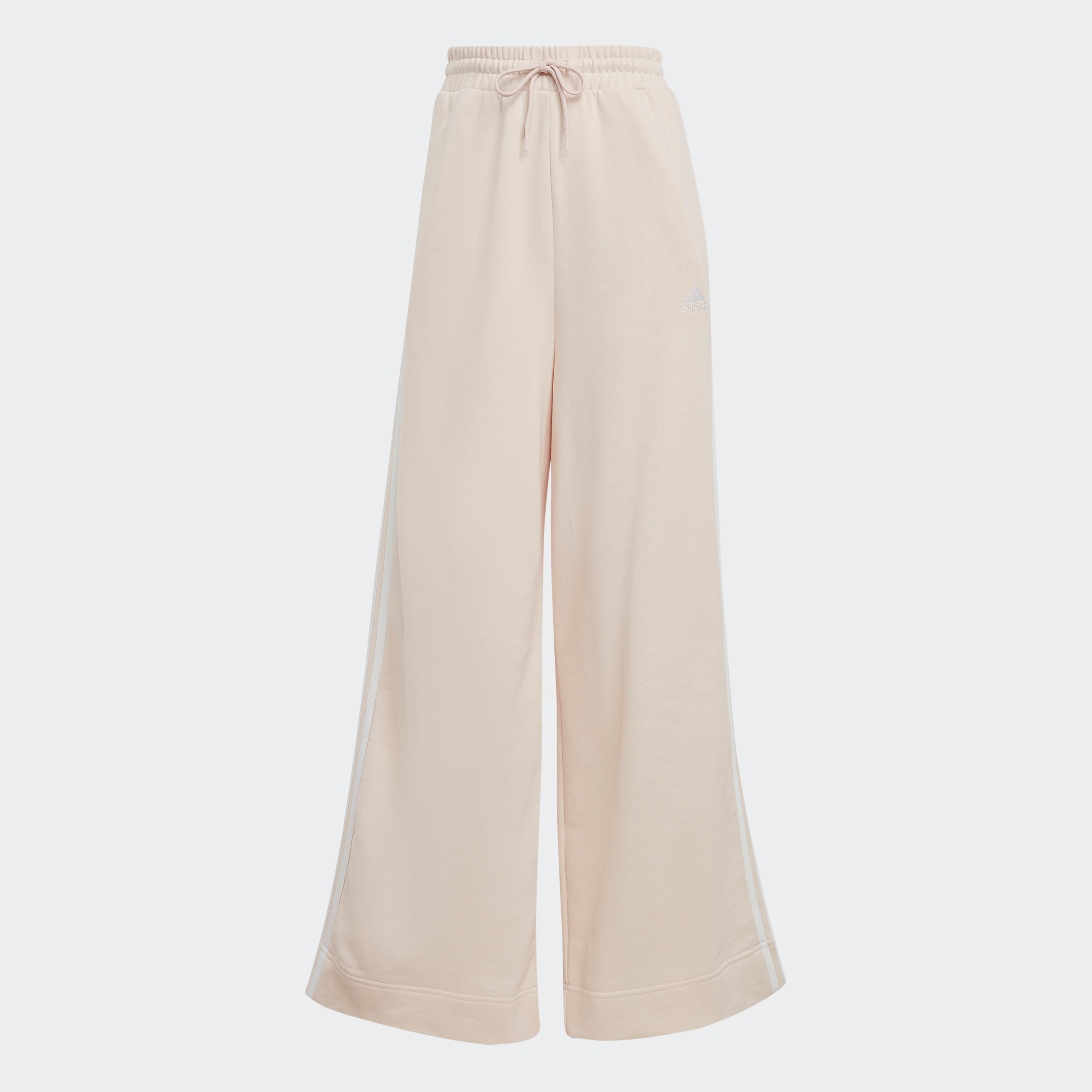  بنطلون وسيع فرينش تيري  بشعار للنساء من اديداس مزين بثلاثة أشرطة-women-clothing-bottoms-joggers-image-4