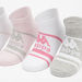 Kappa Logo Print Ankle Length Sports Socks - Set of 5-Girl%27s Socks and Tights-thumbnailMobile-1