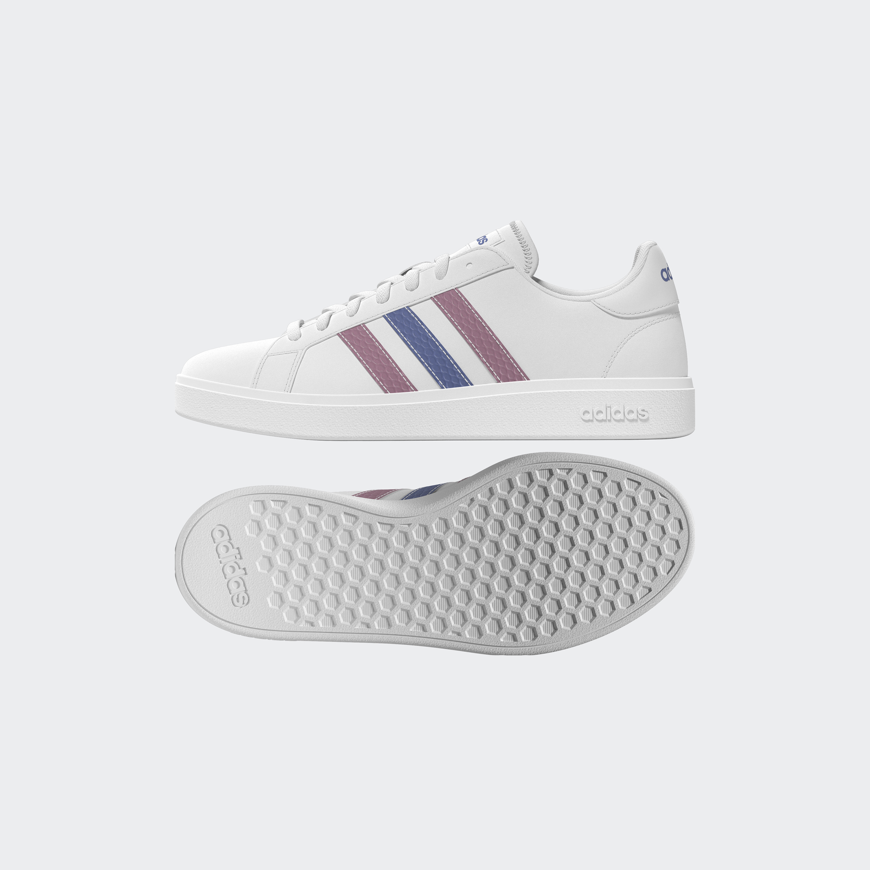 Adidas Women Grand Court TD Lifestyle Court Sneakers | OE-sports-women-shoes-image-10