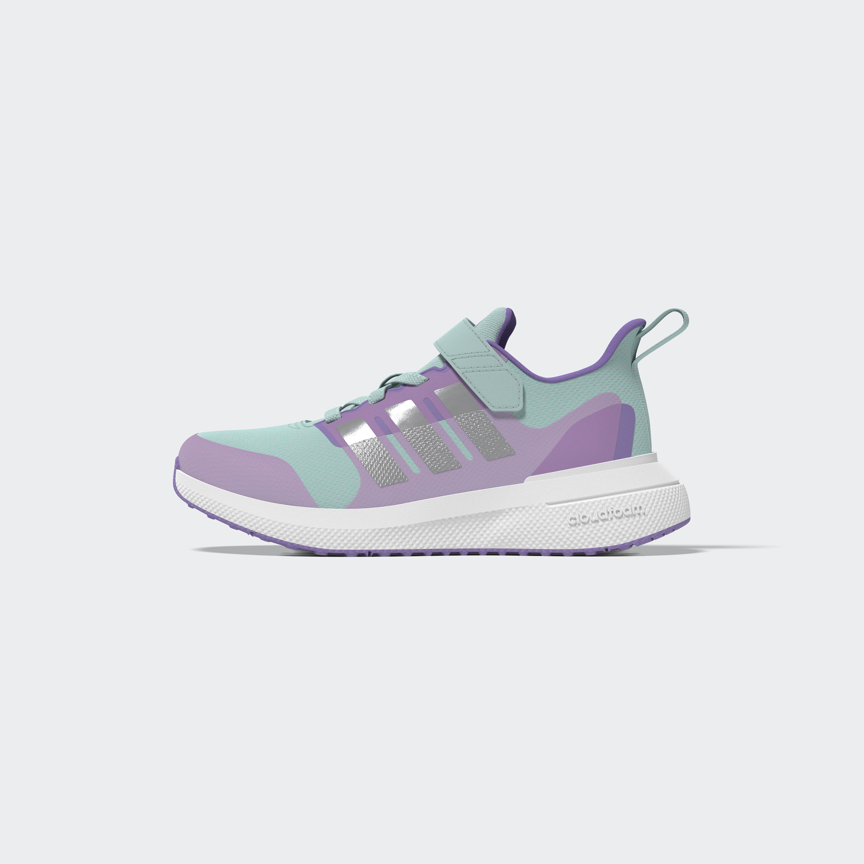 حذاء جري فورتارن 2.0 كلاودفوم بشريط لاصق مطاطي للبنات من أديداس-girls-shoes-sneakers-image-2