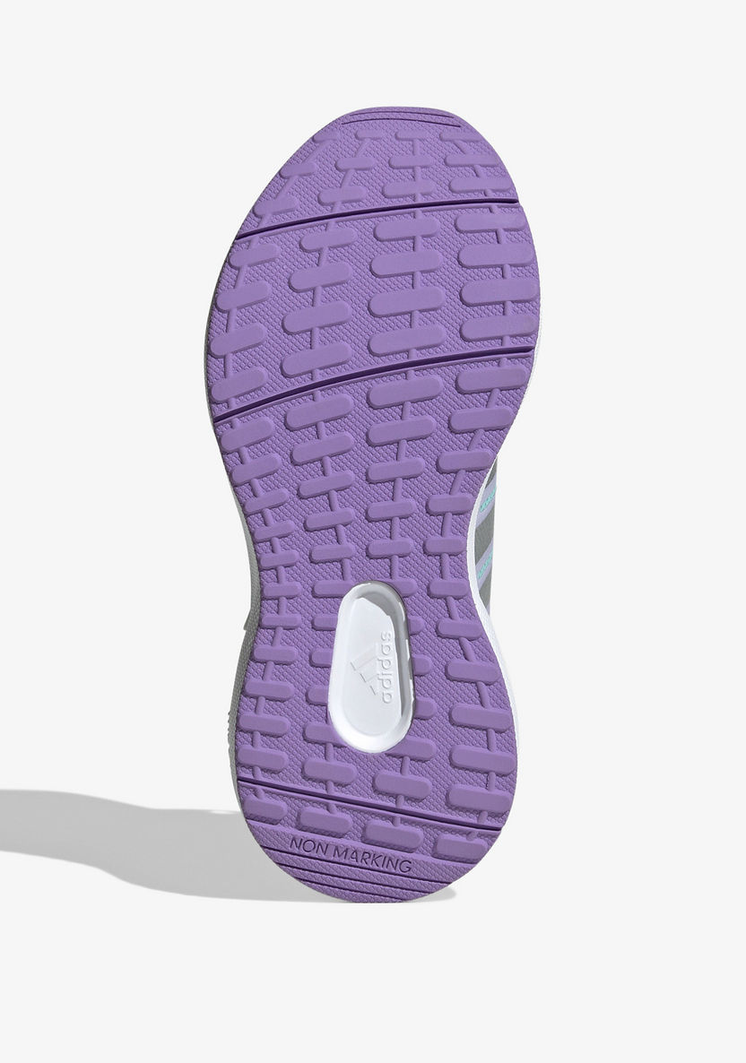 Adidas Girls' Colourblock Running Shoes with hook and loop closure - DURAMO SL EL K-Girl%27s Sports Shoes-image-5