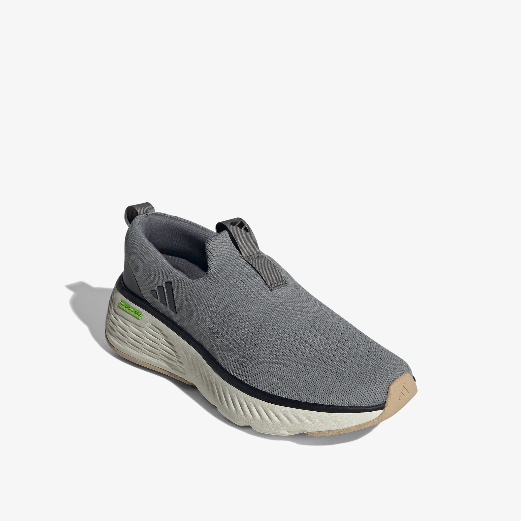 Adidas slip on gray on sale