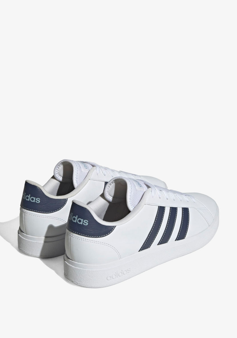 Adidas Men's Striped Lace-Up Sneakers - GRAND COURT BASE 2.0-Men%27s Sneakers-image-5
