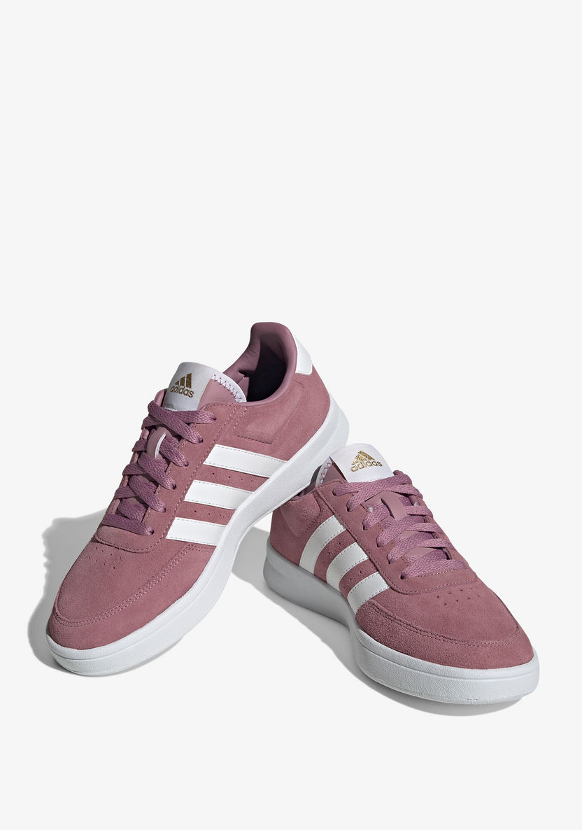 Adidas Women's Perforated Textured Sneakers with Lace-Up Closure - BREAKNET 2.0-Women%27s Sneakers-image-4