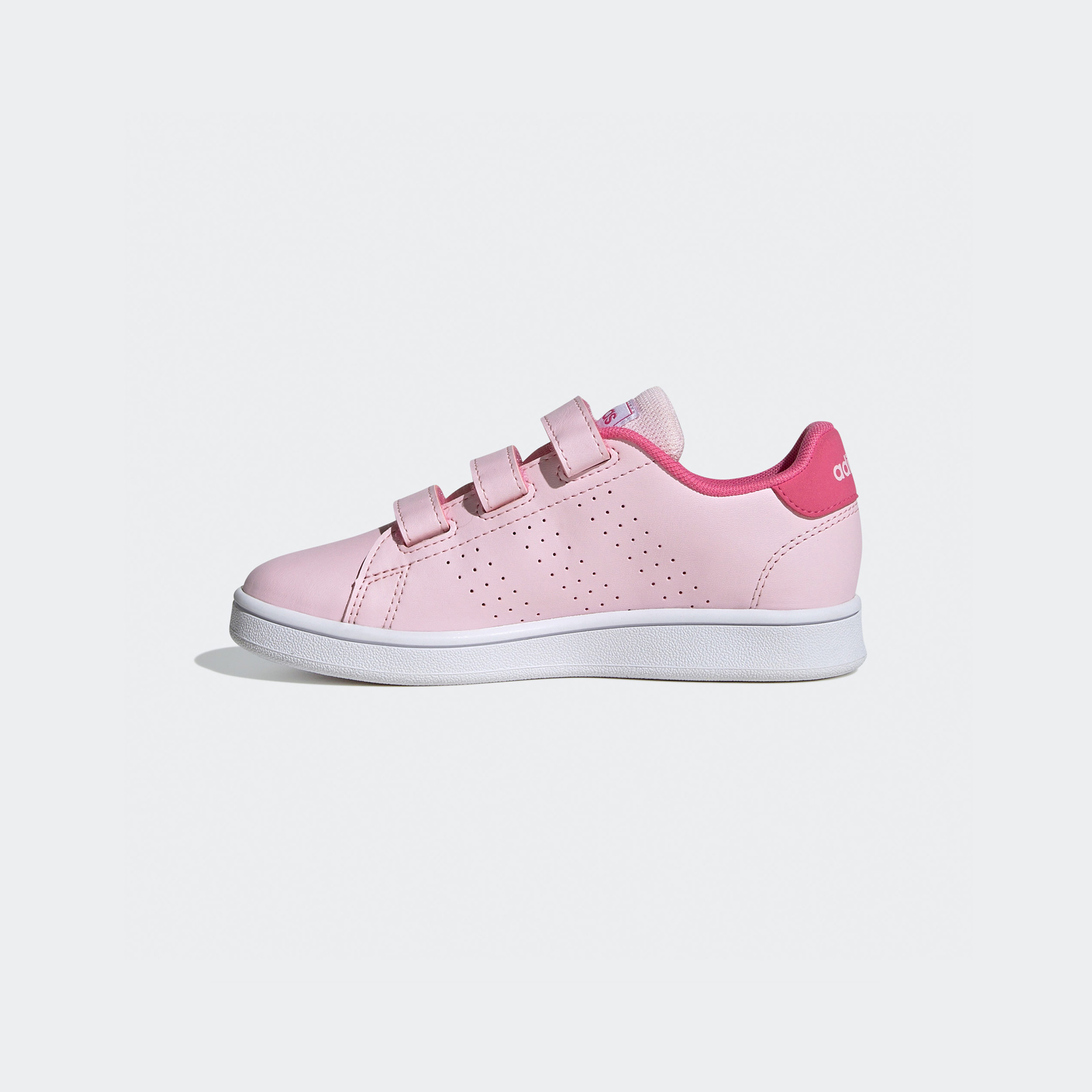 adidas Kids Advantage Court Lifestyle Hook-and-Loop Shoes ID5293|OE-girls-shoes-sneakers-image-3