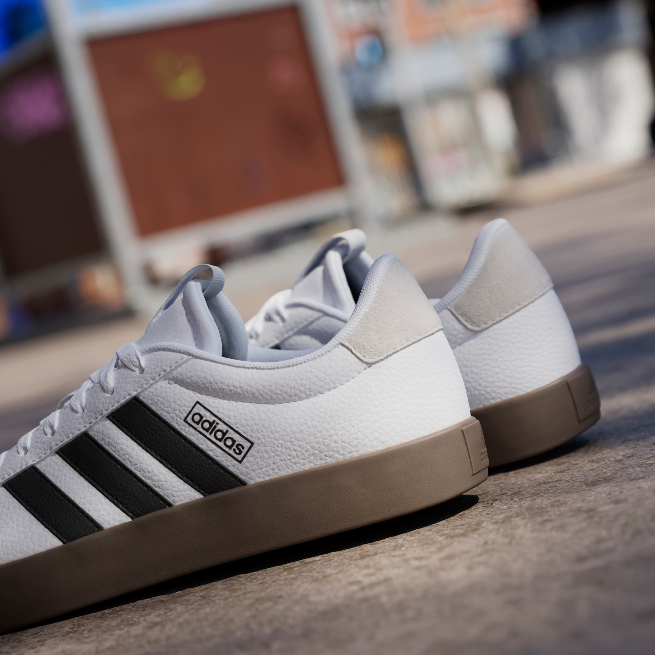 Adidas Men's Panelled Sneakers with Lace-Up Closure - VL Court 3.0-sports-men-shoes-image-16