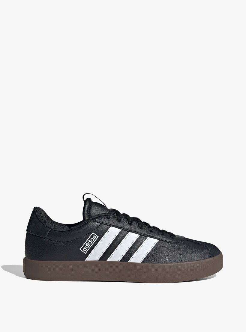 Adidas Men's Panelled Sneakers with Lace-Up Closure - VL Court 3.0-sports-men-shoes-image-2