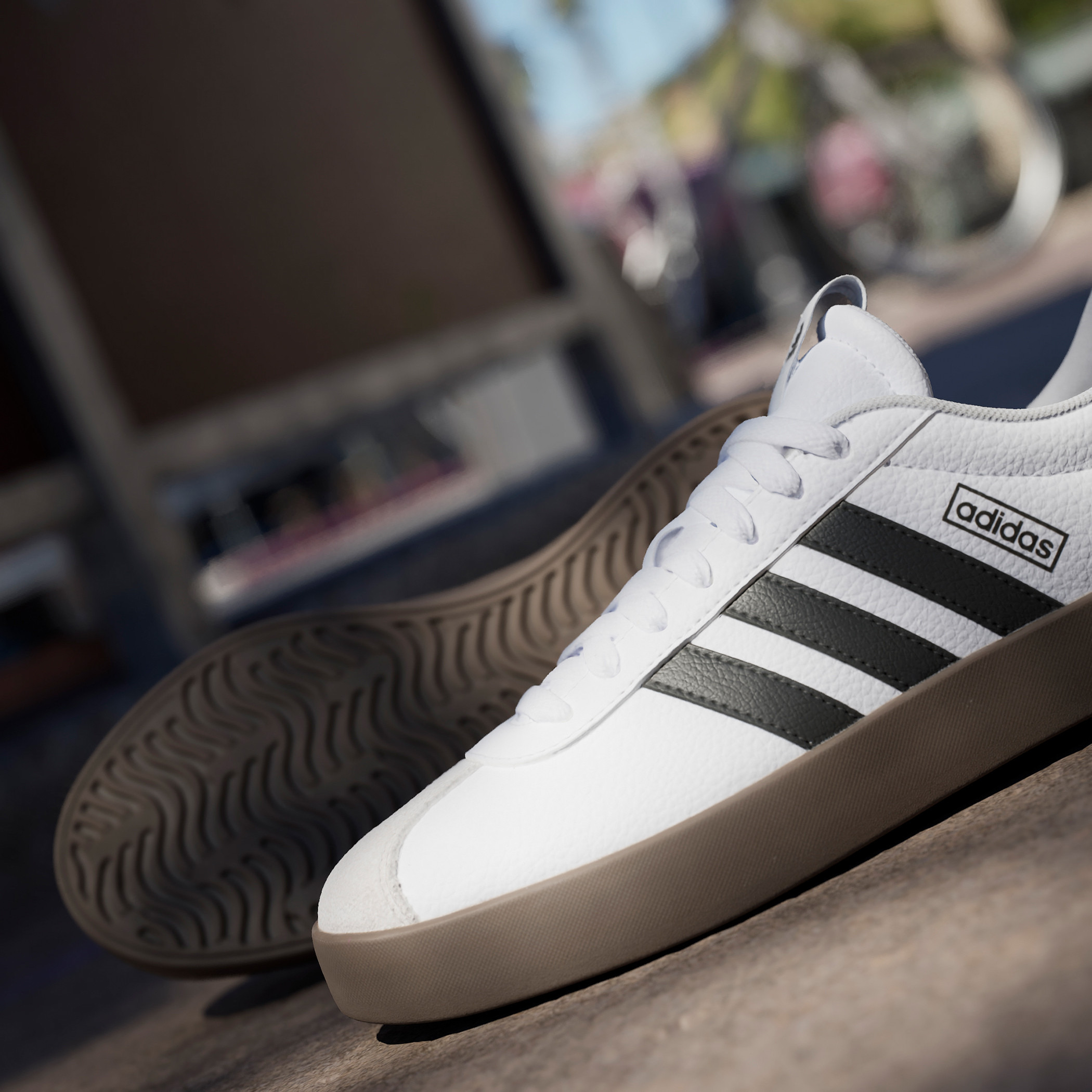 Adidas Women's Panelled Sneakers with Lace-Up Closure - VL Court 3.0-women-shoes-sneakers-image-17