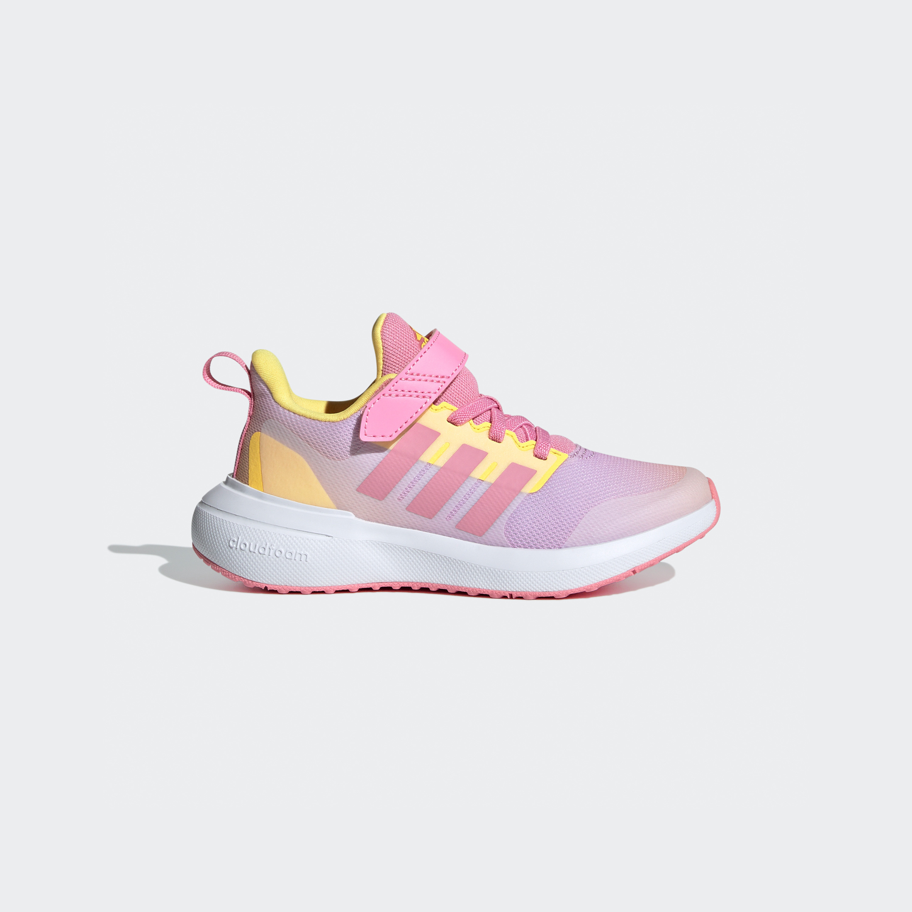 adidas Kids FortaRun 2.0 Cloudfoam Elastic Lace Top Strap Running Shoes IE3395|OE-girls-shoes-sneakers-image-2