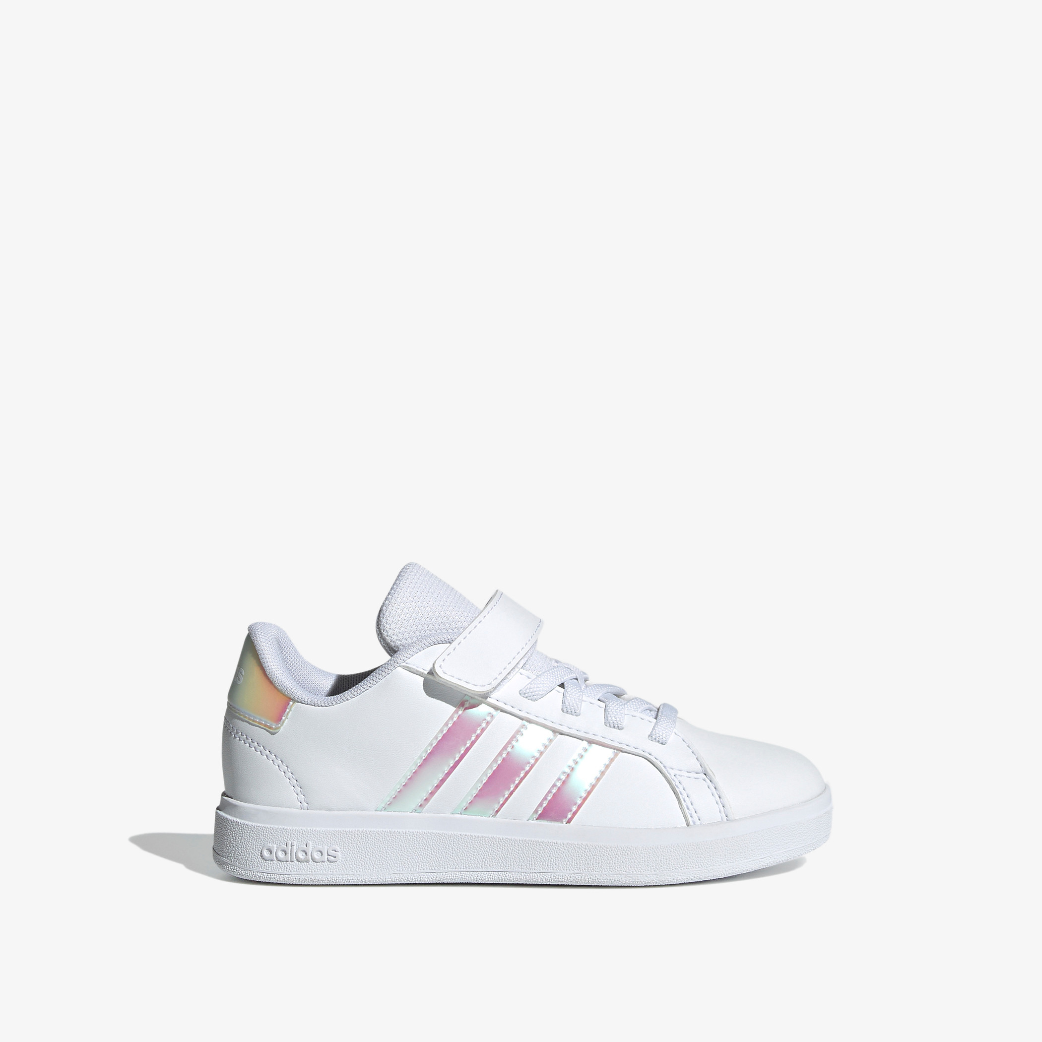 Adidas Girls' GRAND COURT 2.0 Sneakers with Hook and Loop Closure - IE3851-girls-shoes-sneakers-image-3