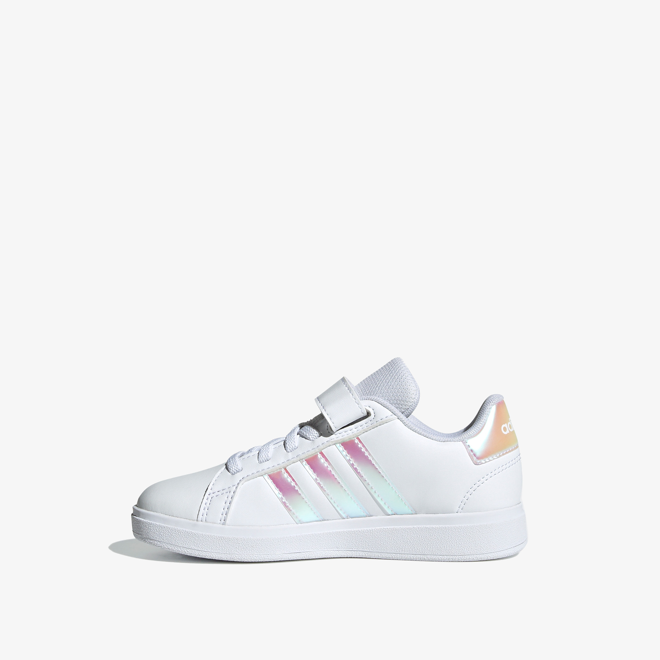 Adidas Girls' GRAND COURT 2.0 Sneakers with Hook and Loop Closure - IE3851-girls-shoes-sneakers-image-6