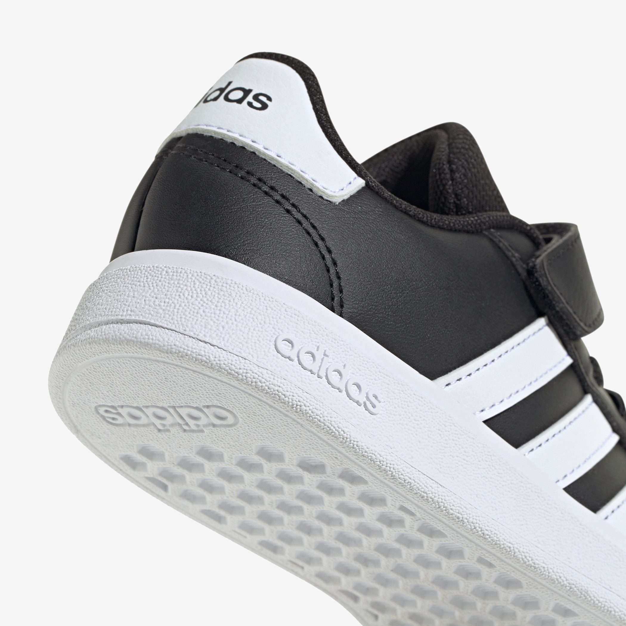 adidas Kids Grand Court 2.0 El C Hook & Loop Durable Trainer Shoes-boys-shoes-sneakers-image-7