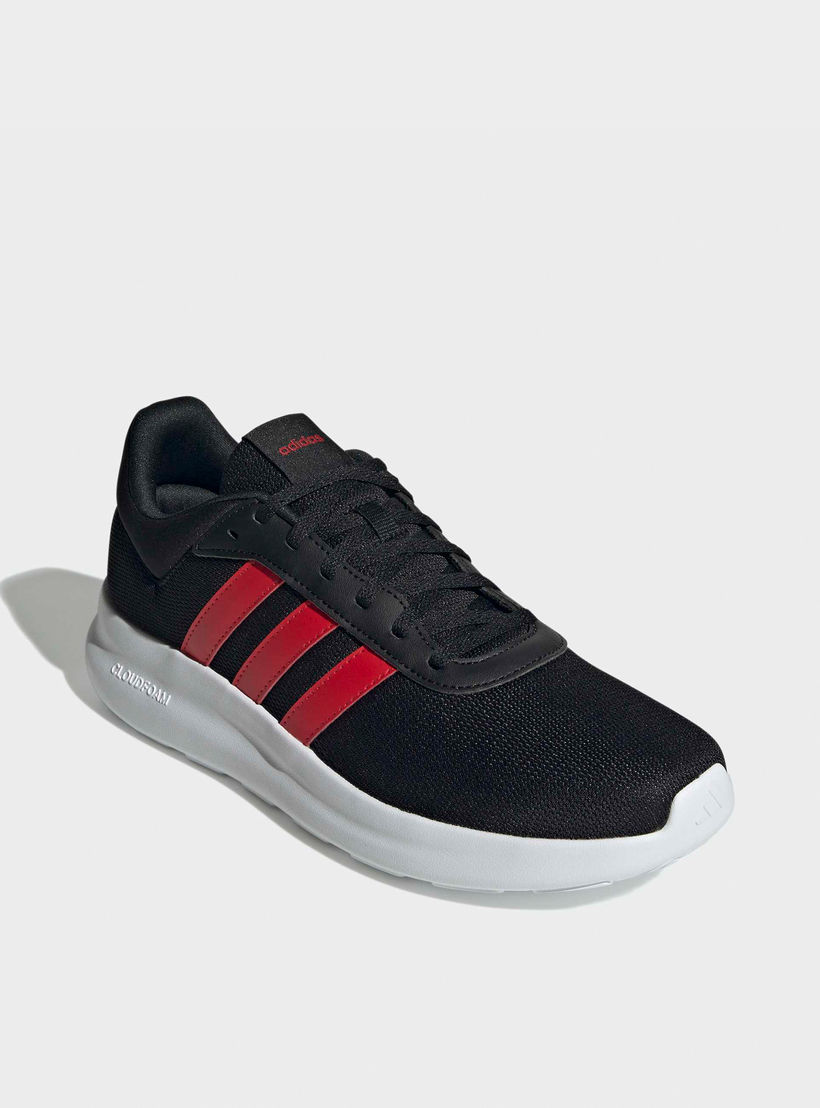Adidas Men Lite Racer 4.0 Textured Lace-Up Ankle Sneakers-sports-men-shoes-image-1