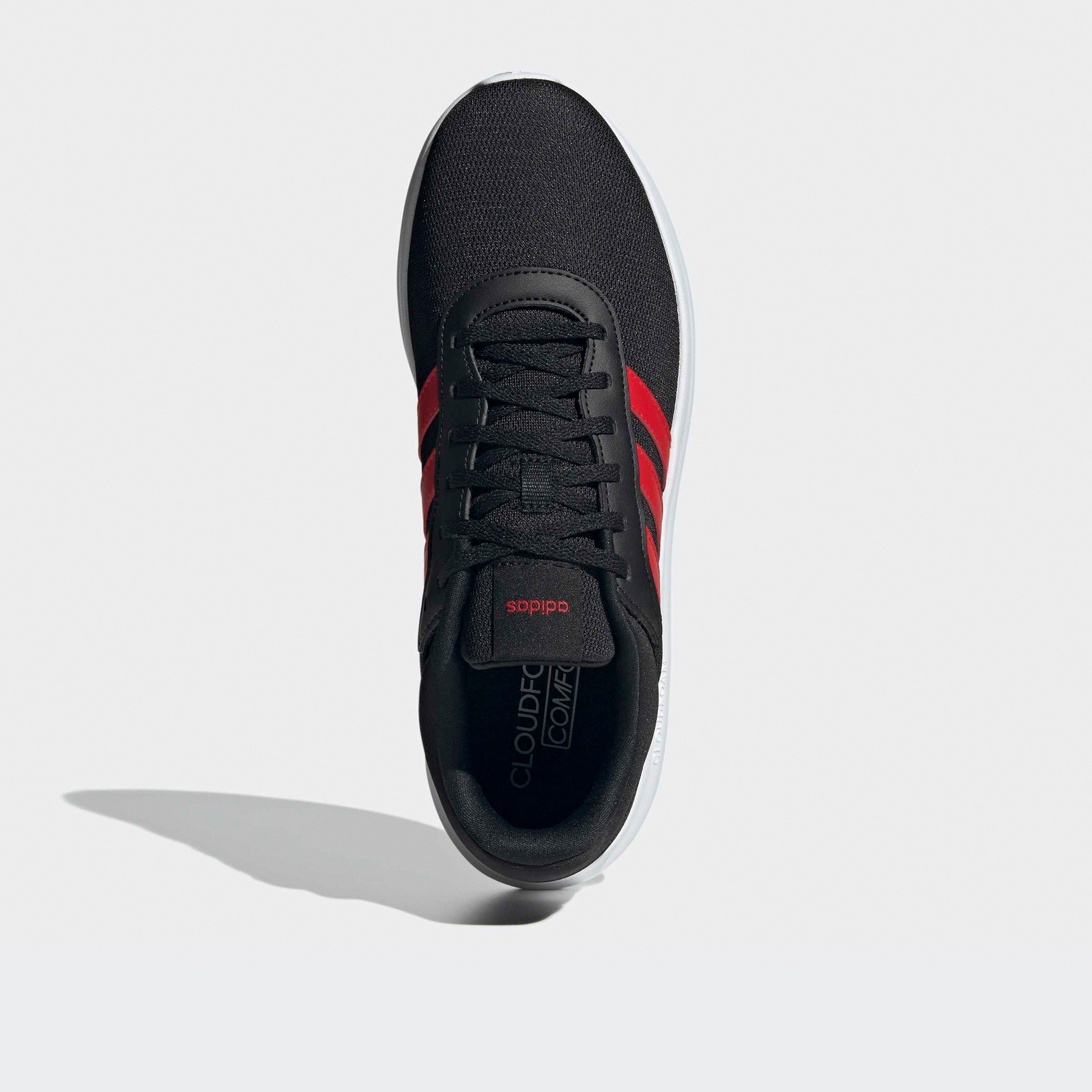 Adidas Men Lite Racer 4.0 Textured Lace-Up Ankle Sneakers-sports-men-shoes-image-3