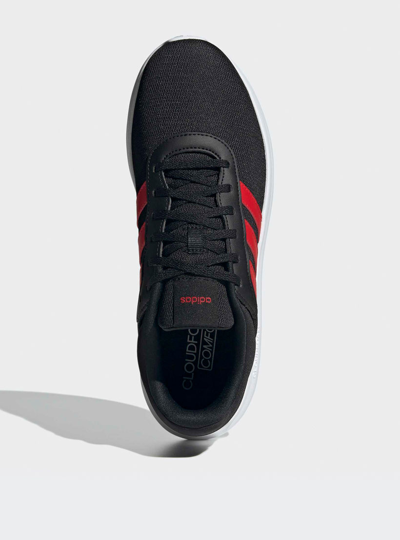Adidas Men Lite Racer 4.0 Textured Lace-Up Ankle Sneakers-sports-men-shoes-image-3