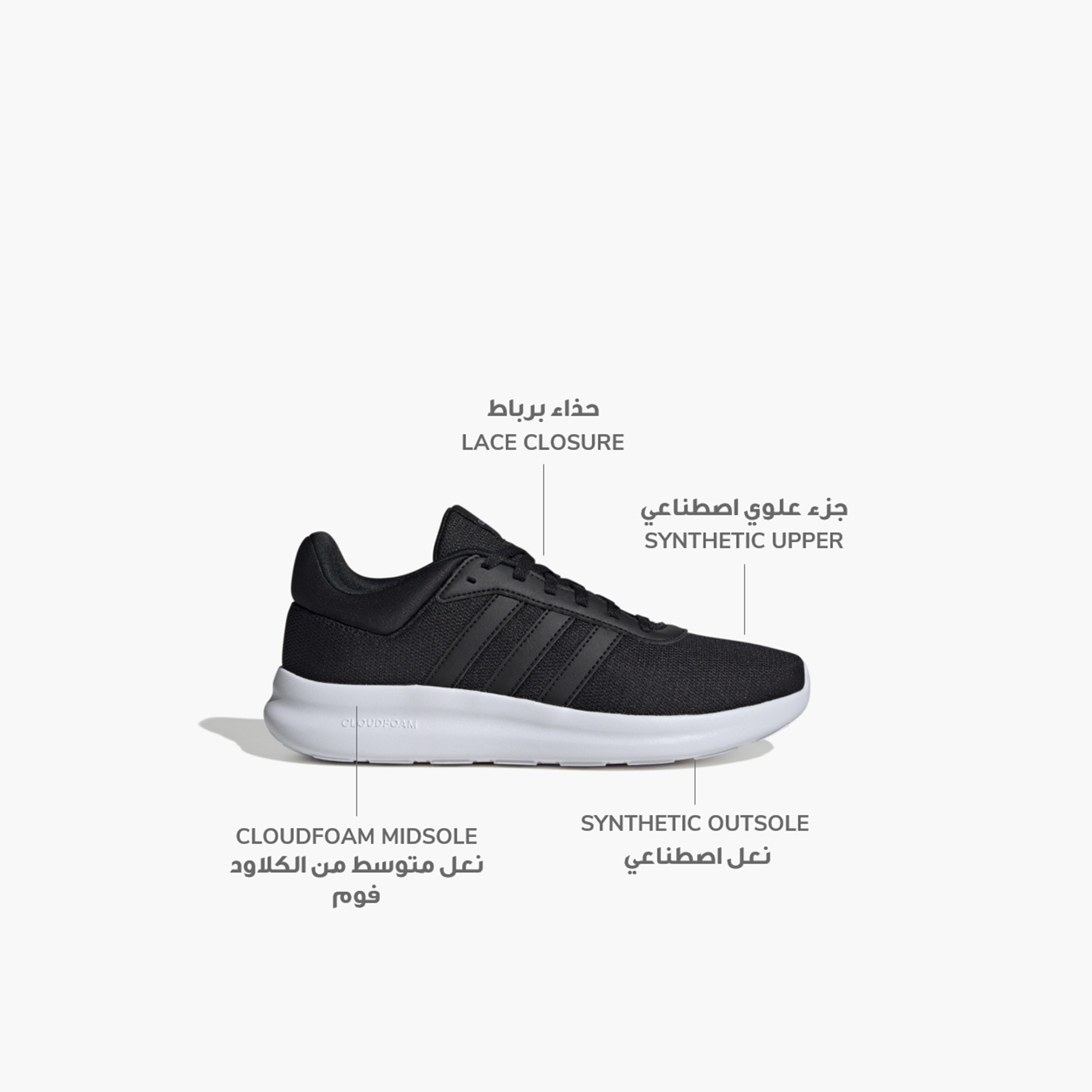 adidas Women's Lite Racer 4.0 Shoes | OE-women-shoes-sneakers-image-2