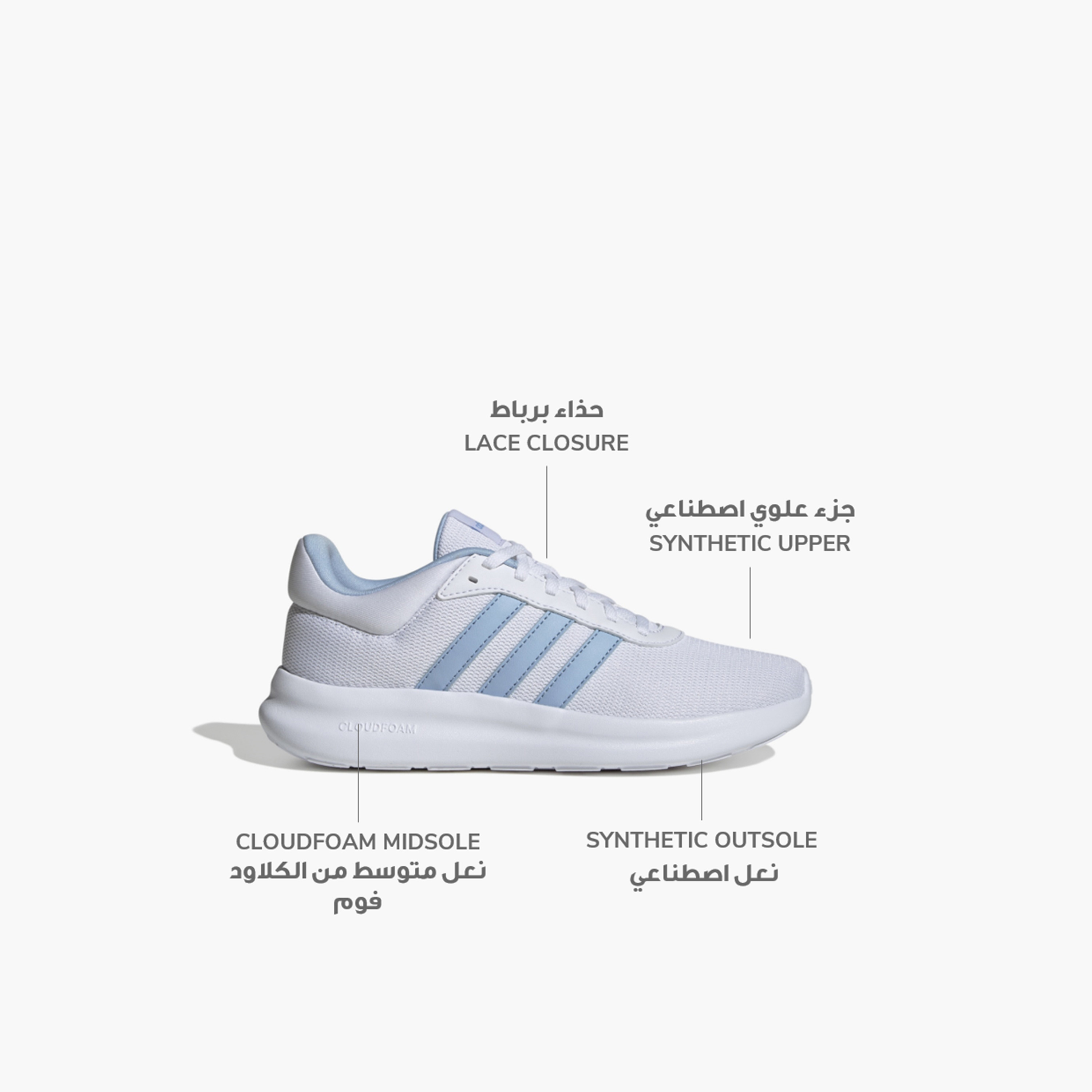 adidas Women's Lite Racer 4.0 Shoes | OE-women-shoes-sneakers-image-2