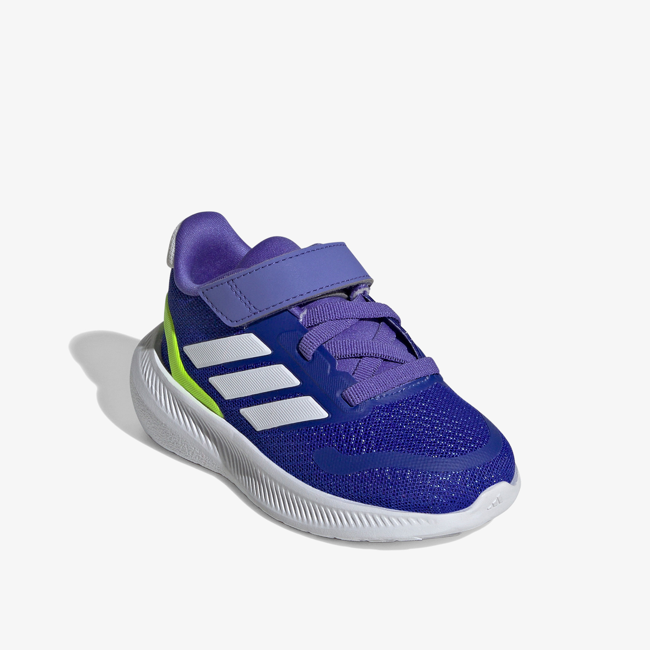 Shop Adidas Boys Mesh Running Shoes with Hook and Loop Closure Runfalcon 5 EL I Online Splash Bahrain