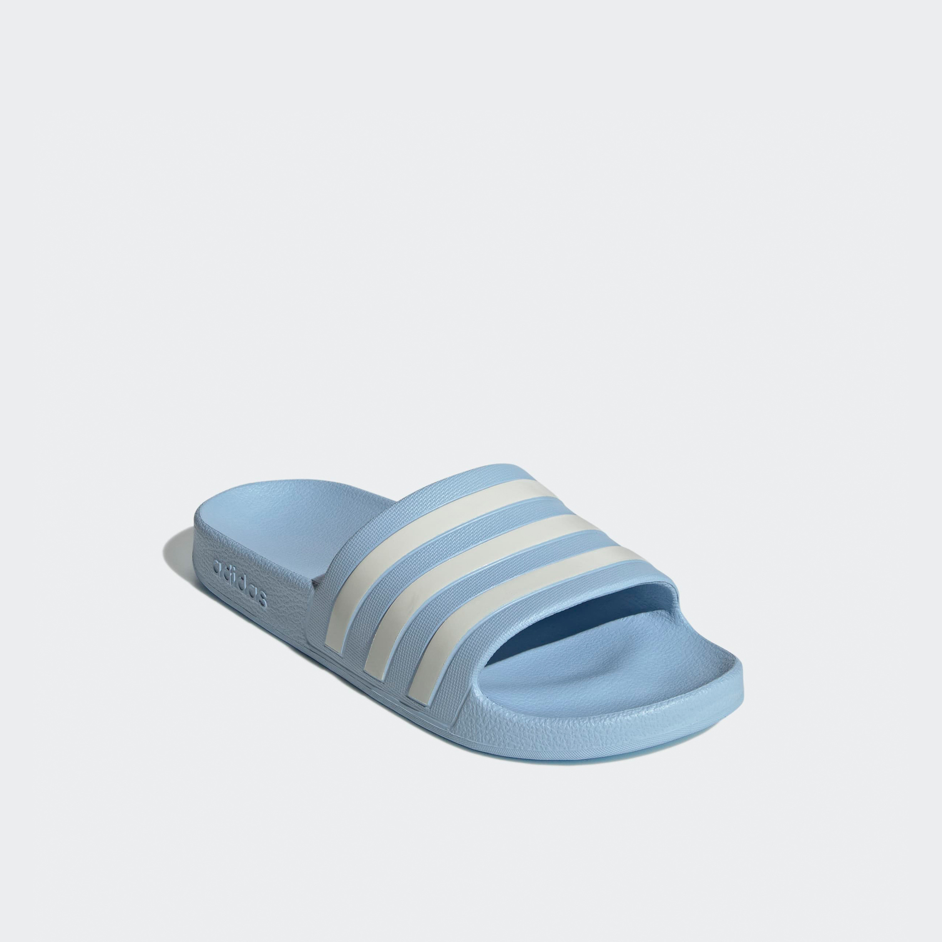 شبشب أديليت أكوا مخطط للنساء من أديداس-women-shoes-sandals-flats-image-1
