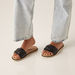Le Confort Braided Slip-On Slide Sandals-Women%27s Flat Sandals-thumbnail-0