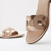 Colourblock Panelled Slide Sandals-Women%27s Flat Sandals-thumbnail-4