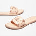 Colourblock Panelled Slide Sandals-Women%27s Flat Sandals-thumbnail-3