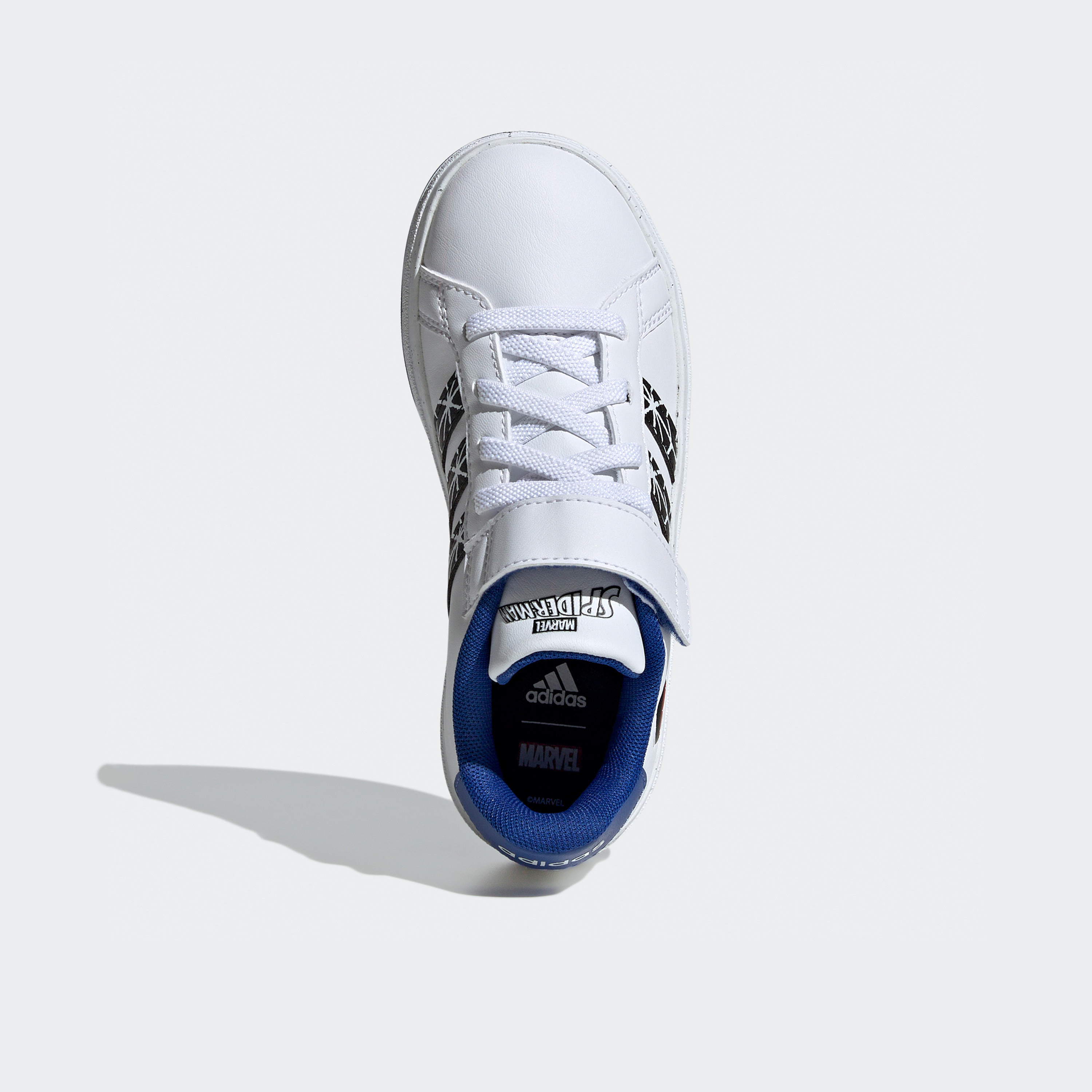 adidas Kids Marvel's Spider-Man Grand Court Sneakers IF0925|OE-sports-boys-shoes-image-4