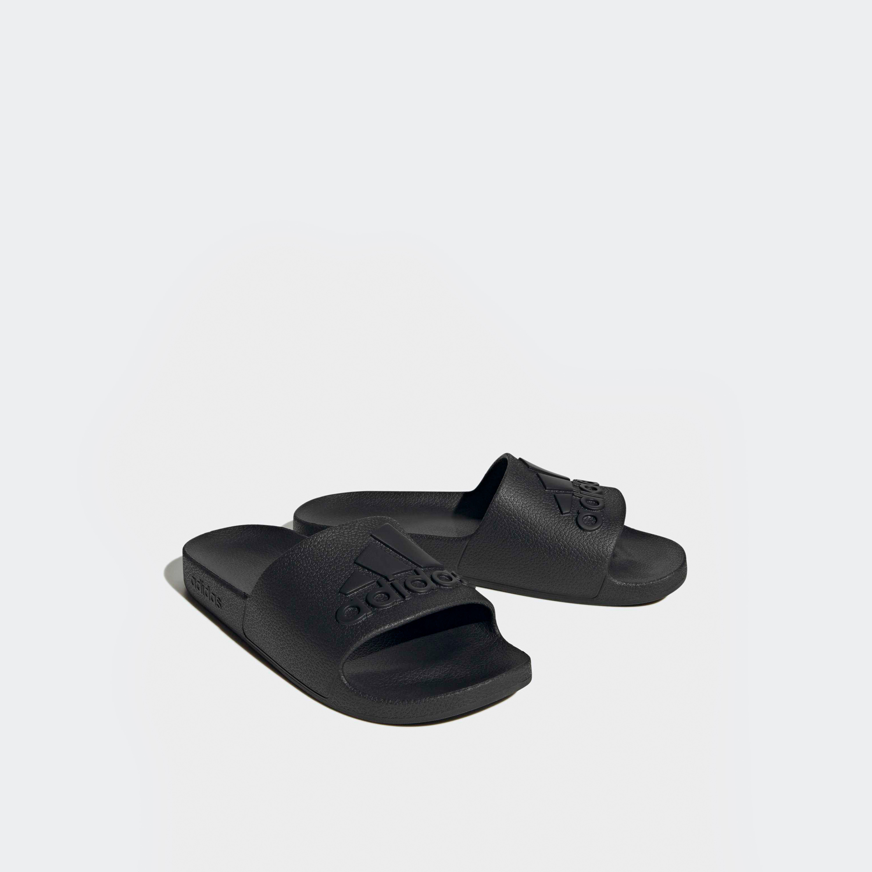 Adidas Men Adilette Aqua Logo Embossed Slides-sports-men-shoes-image-1