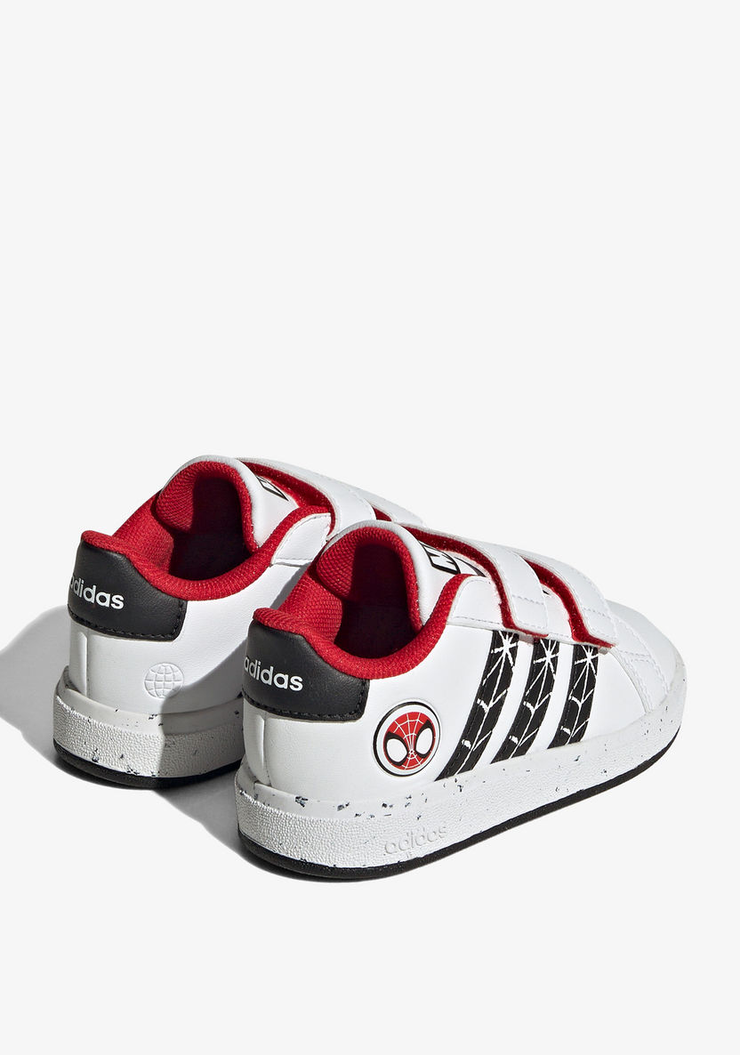 Adidas Boys' Printed Low Ankle Sneakers with Hook and Loop Closure - GRAND COURT SPIDER-MAN-Boy%27s Sneakers-image-8
