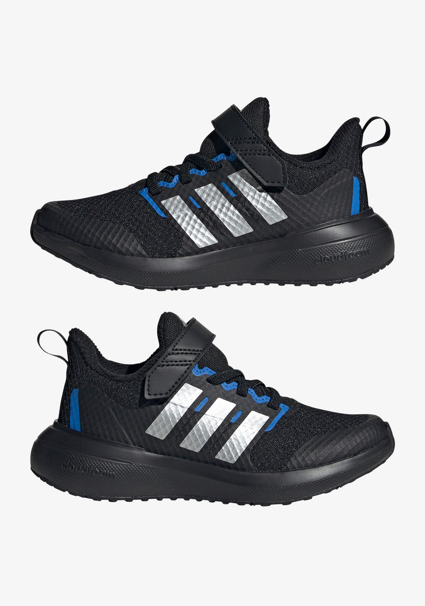 Adidas Boys' Striped Running Shoes with Hook and Loop Closure - FORTARUN 2.0 EL K-Boy%27s Sports Shoes-image-0