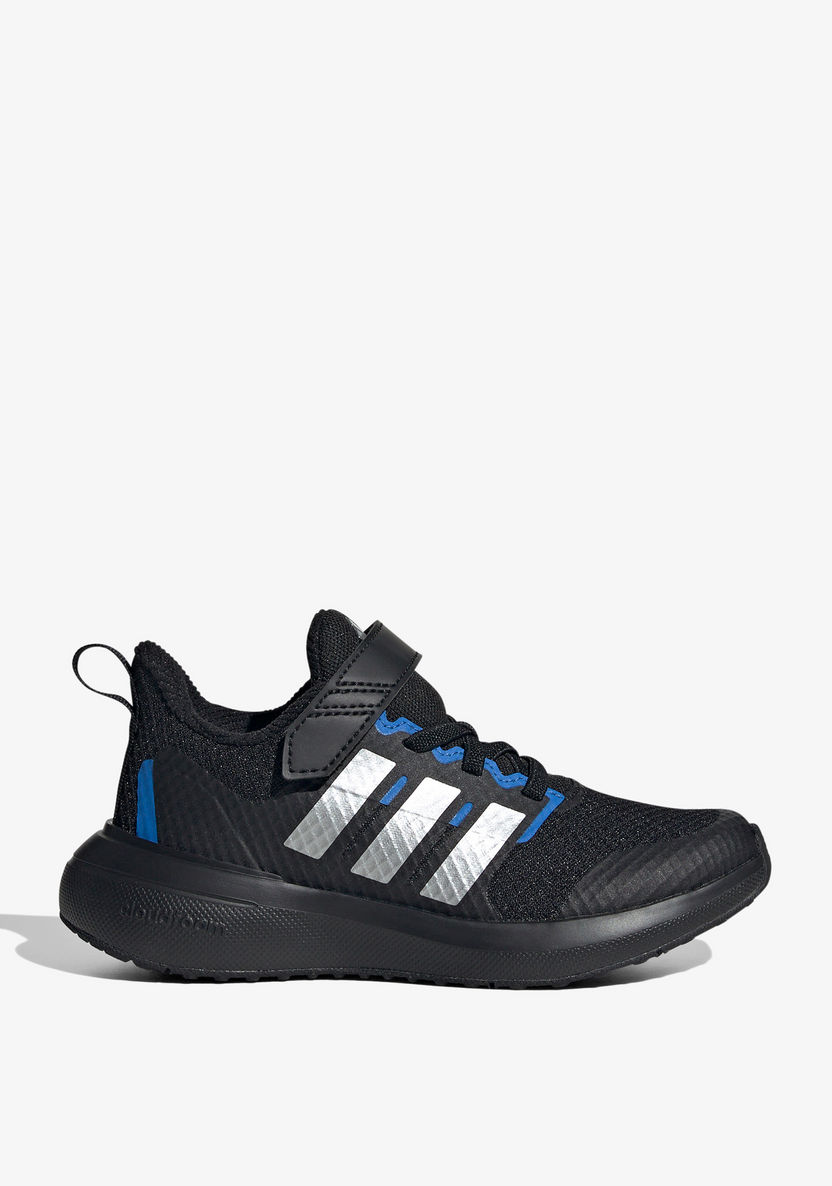 Adidas Boys' Striped Running Shoes with Hook and Loop Closure - FORTARUN 2.0 EL K-Boy%27s Sports Shoes-image-1