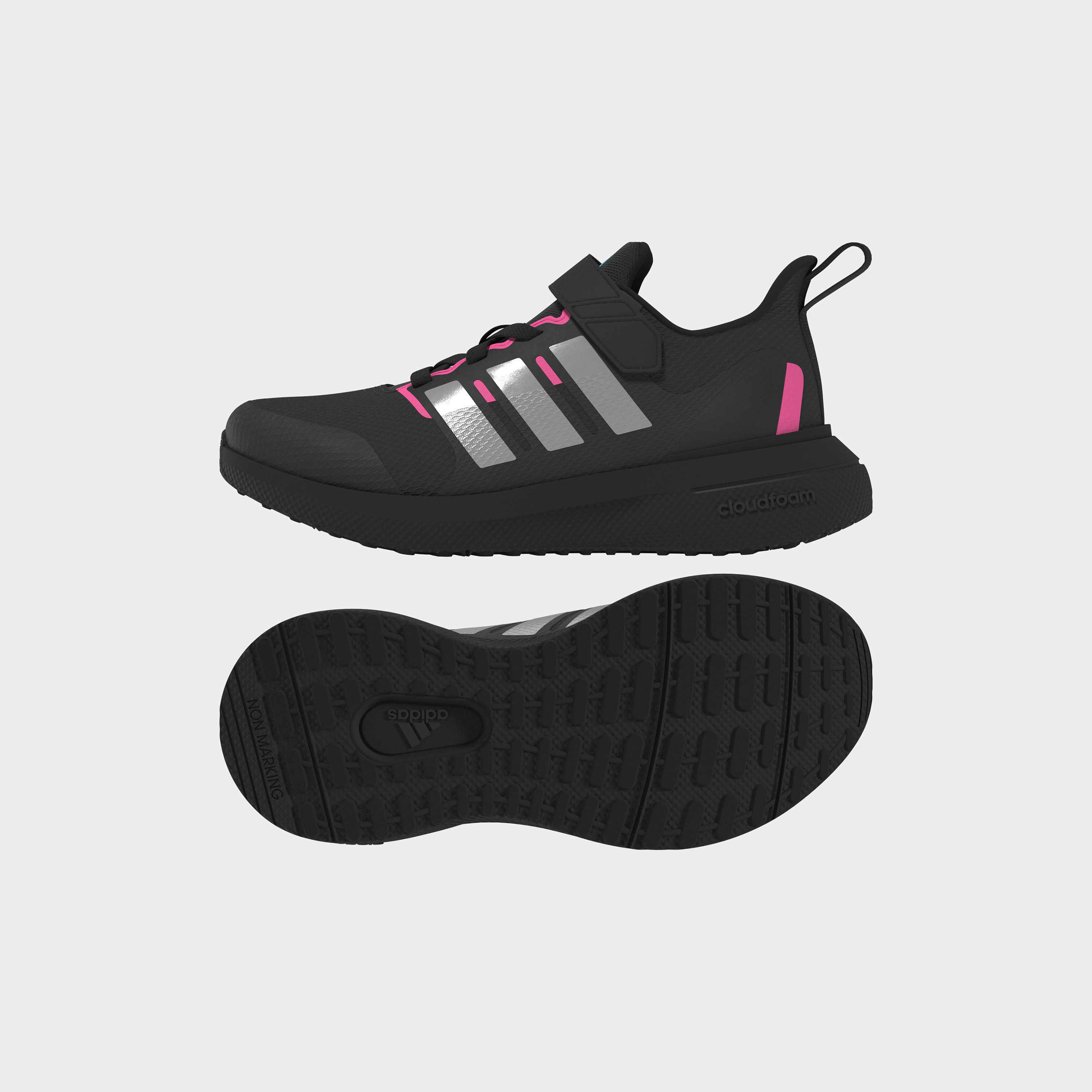 حذاء جري فورتارن 2.0 كلاودفوم بشريط لاصق مطاطي للبنات من أديداس-girls-shoes-sneakers-image-7