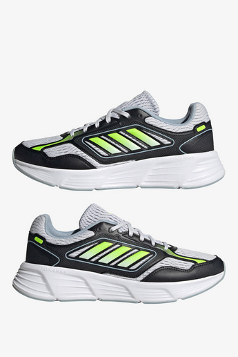Shop Adidas Men's Textured Lace-Up Running Shoes GALAXY