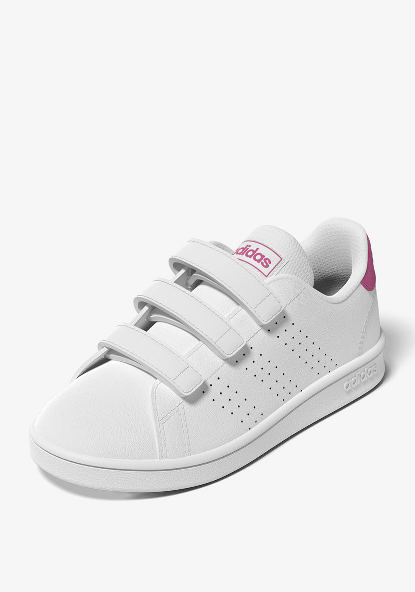 Adidas Girls' Low Ankle Sneakers with Hook and Loop Closure - ADVANTAGE CF C-Girl%27s Sneakers-image-1