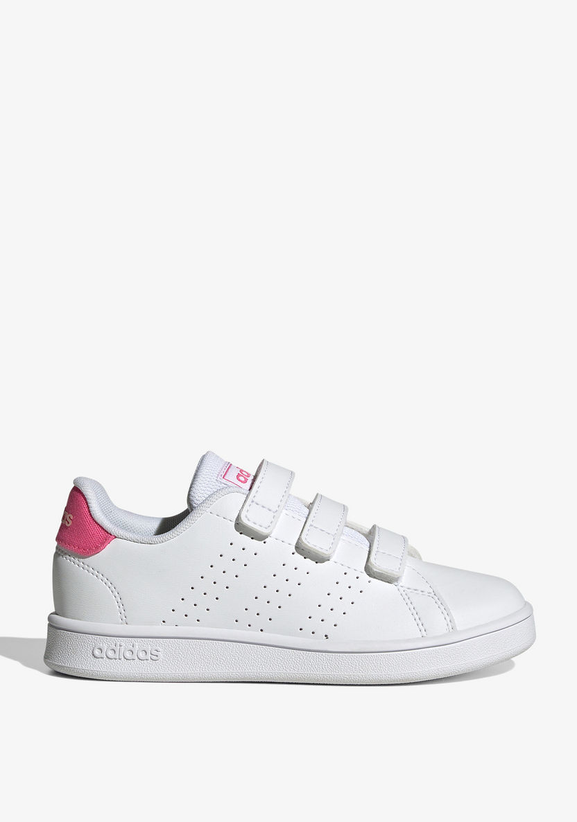 Adidas Girls' Low Ankle Sneakers with Hook and Loop Closure - ADVANTAGE CF C-Girl%27s Sneakers-image-2