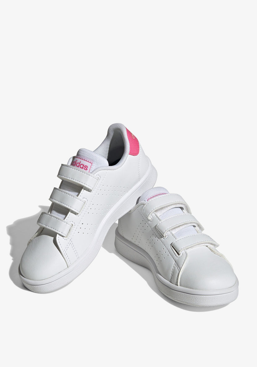 Adidas Girls' Low Ankle Sneakers with Hook and Loop Closure - ADVANTAGE CF C-Girl%27s Sneakers-image-7
