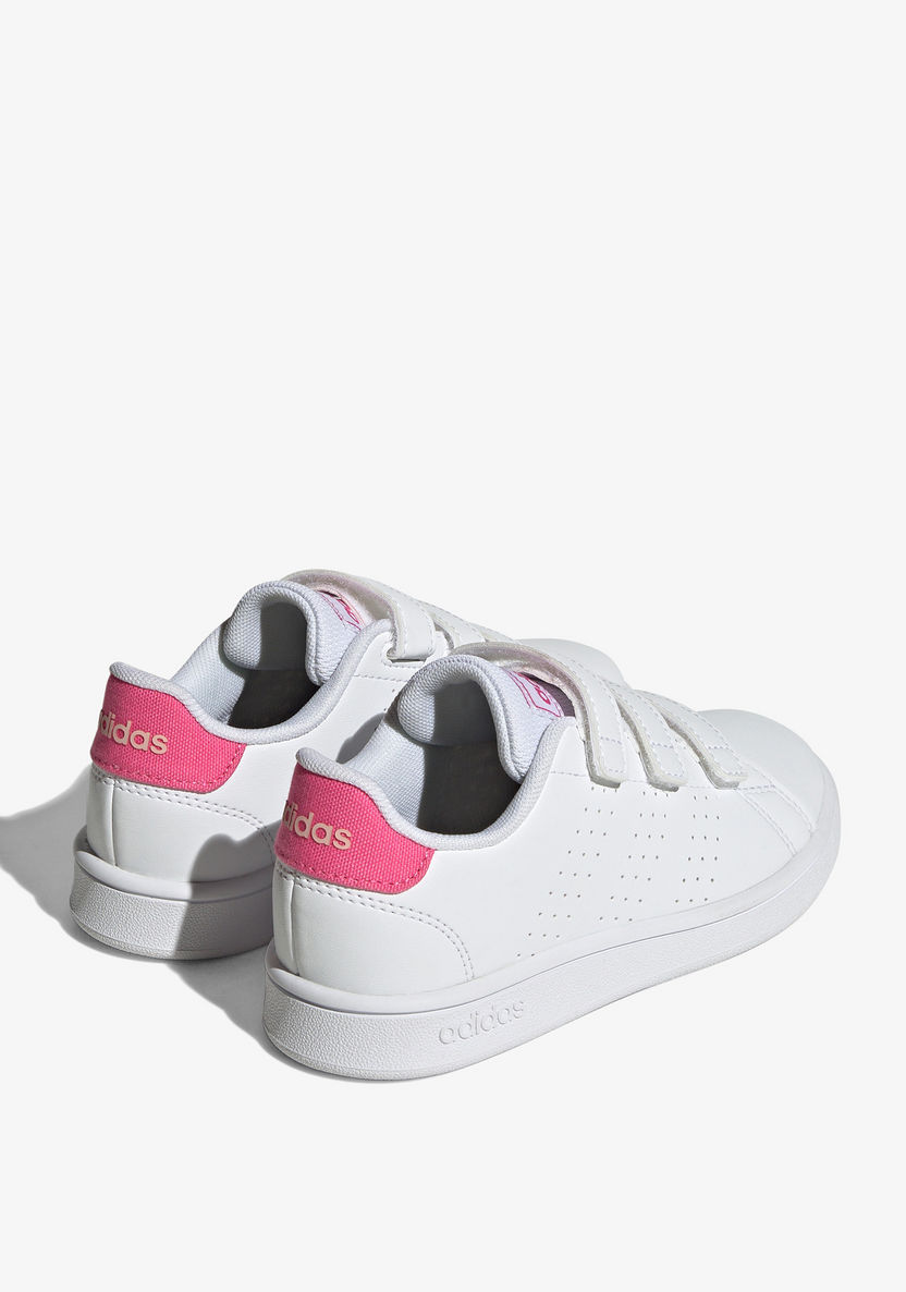 Adidas Girls' Low Ankle Sneakers with Hook and Loop Closure - ADVANTAGE CF C-Girl%27s Sneakers-image-8